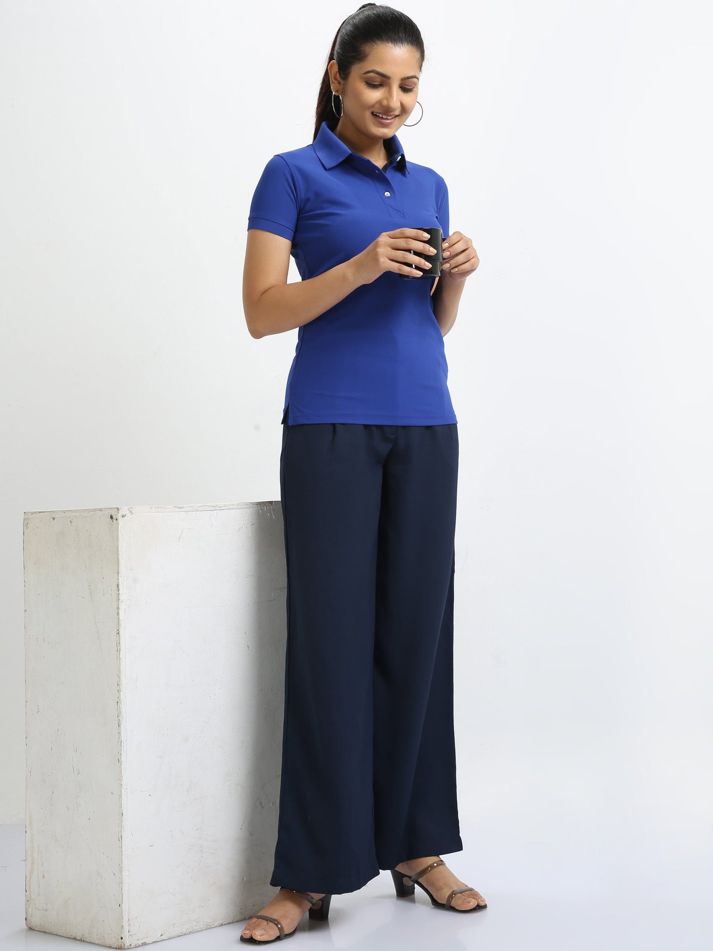 Imperial Blue Women's Polo T-shirt