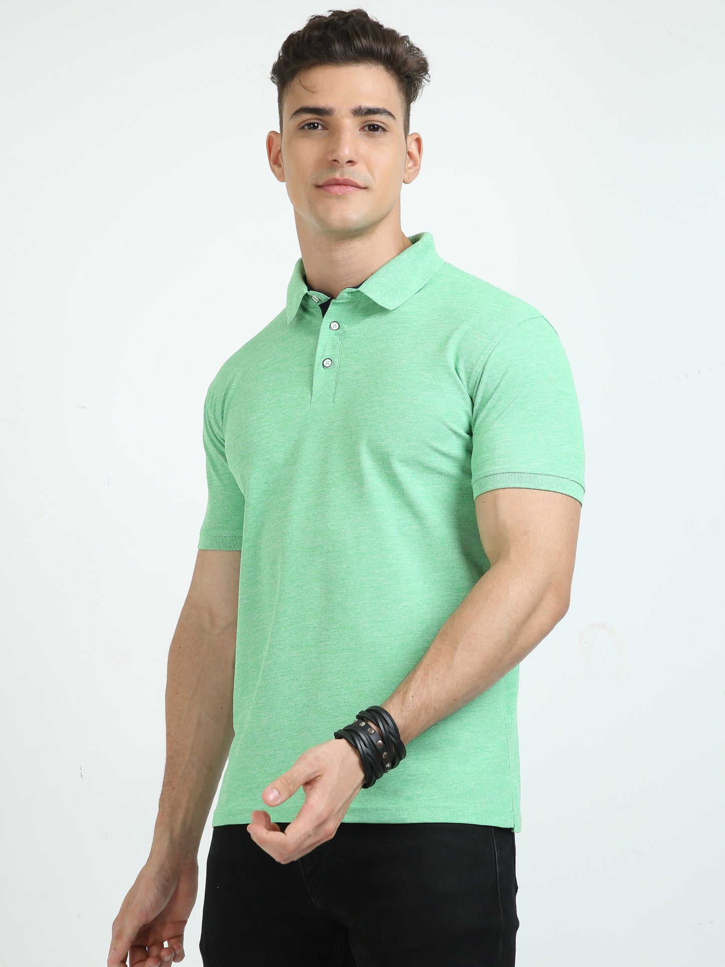 Pista Melange Men's Polo T-shirt