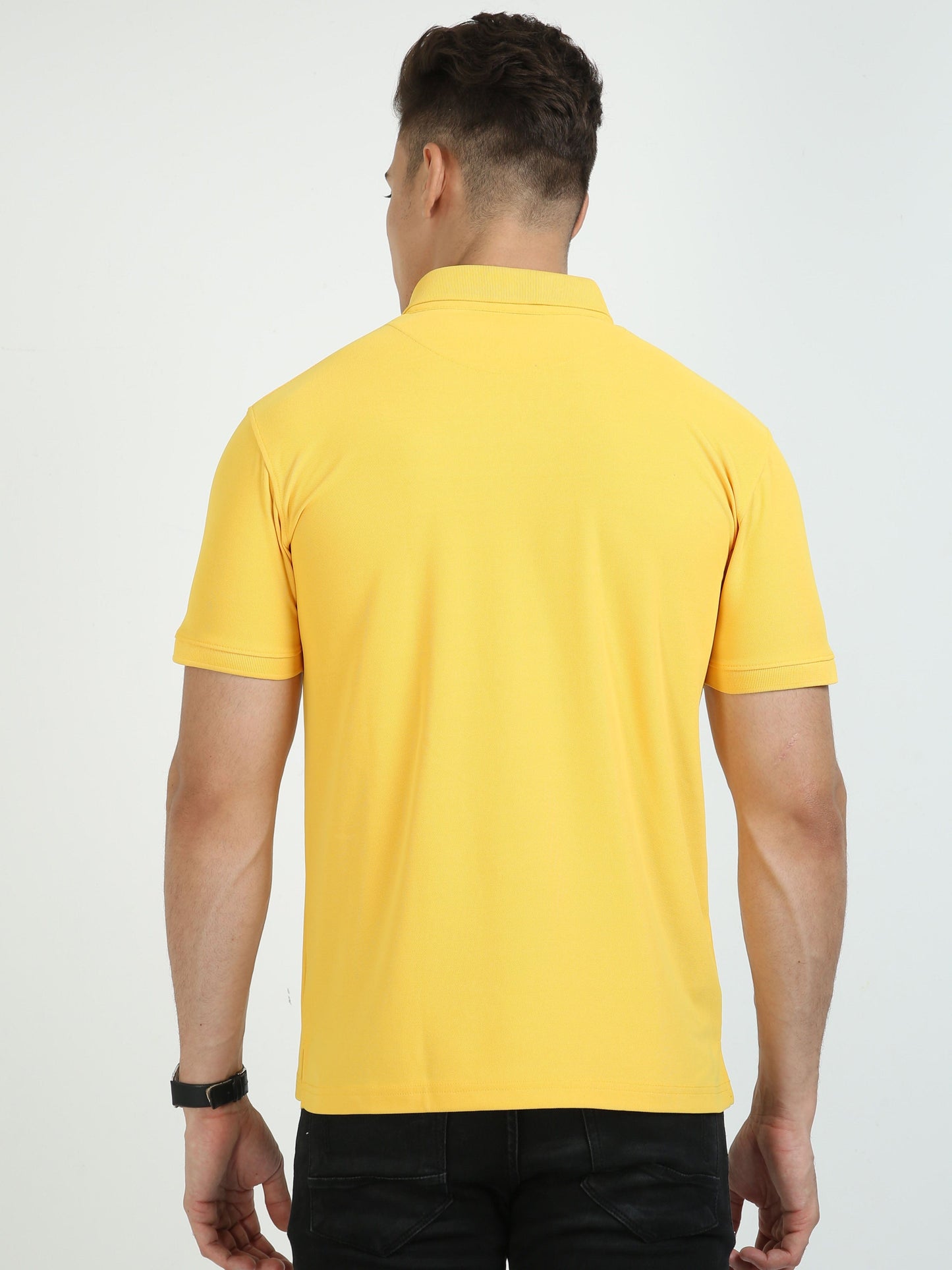 Banana Yellow Men's Polo T-shirt