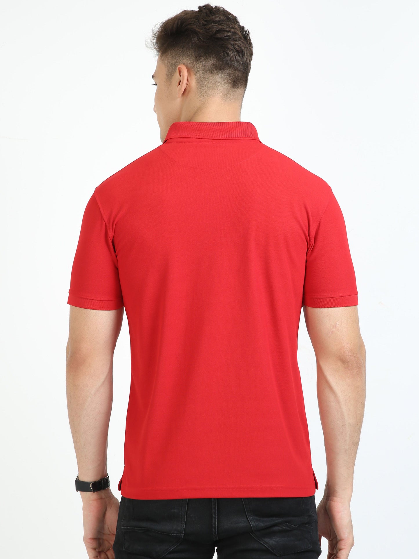 Arrow Red Men's Polo T-shirt