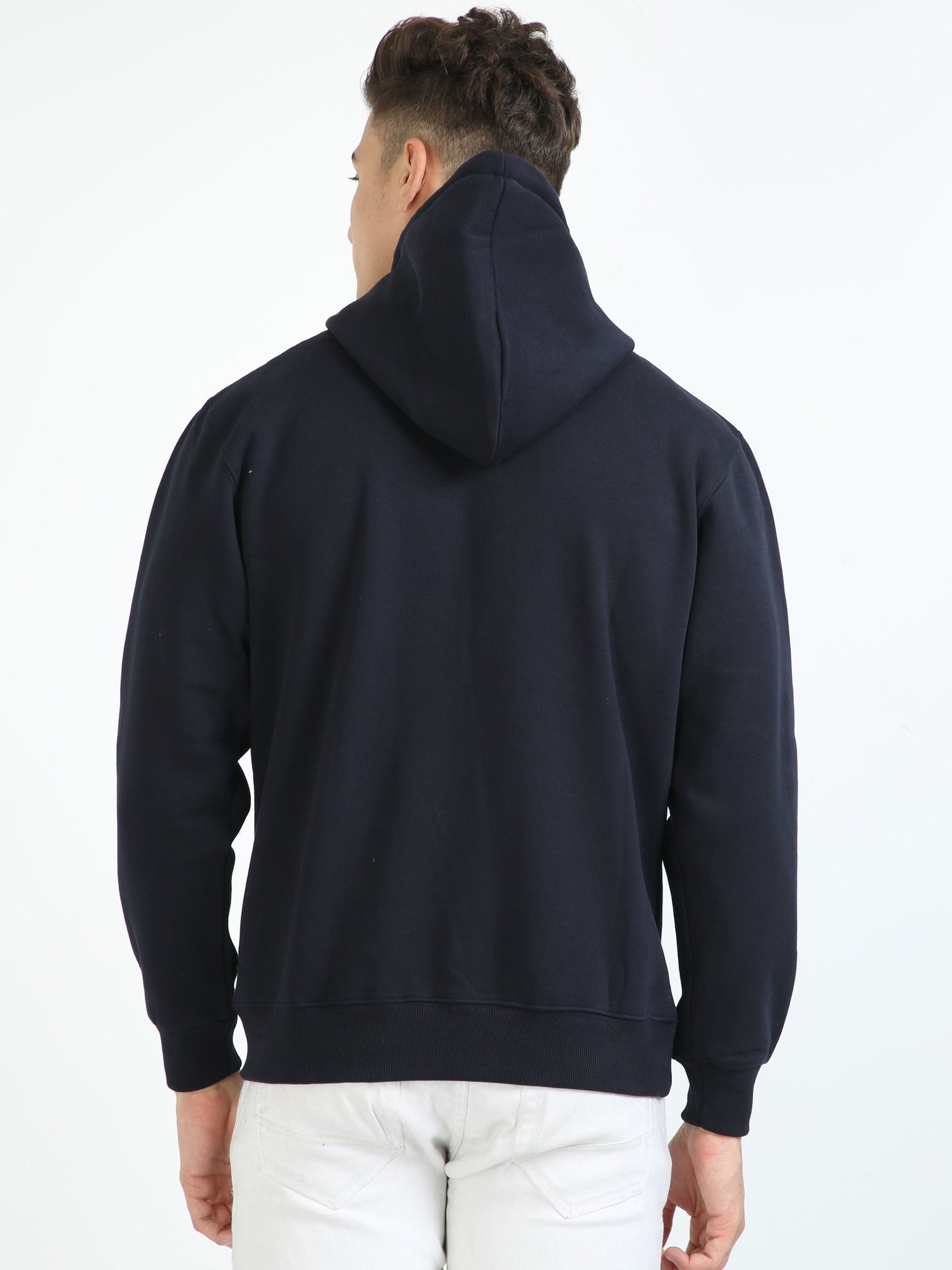 Men Navy Hoodie