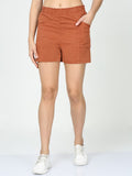 Women Rust Bun Hugger