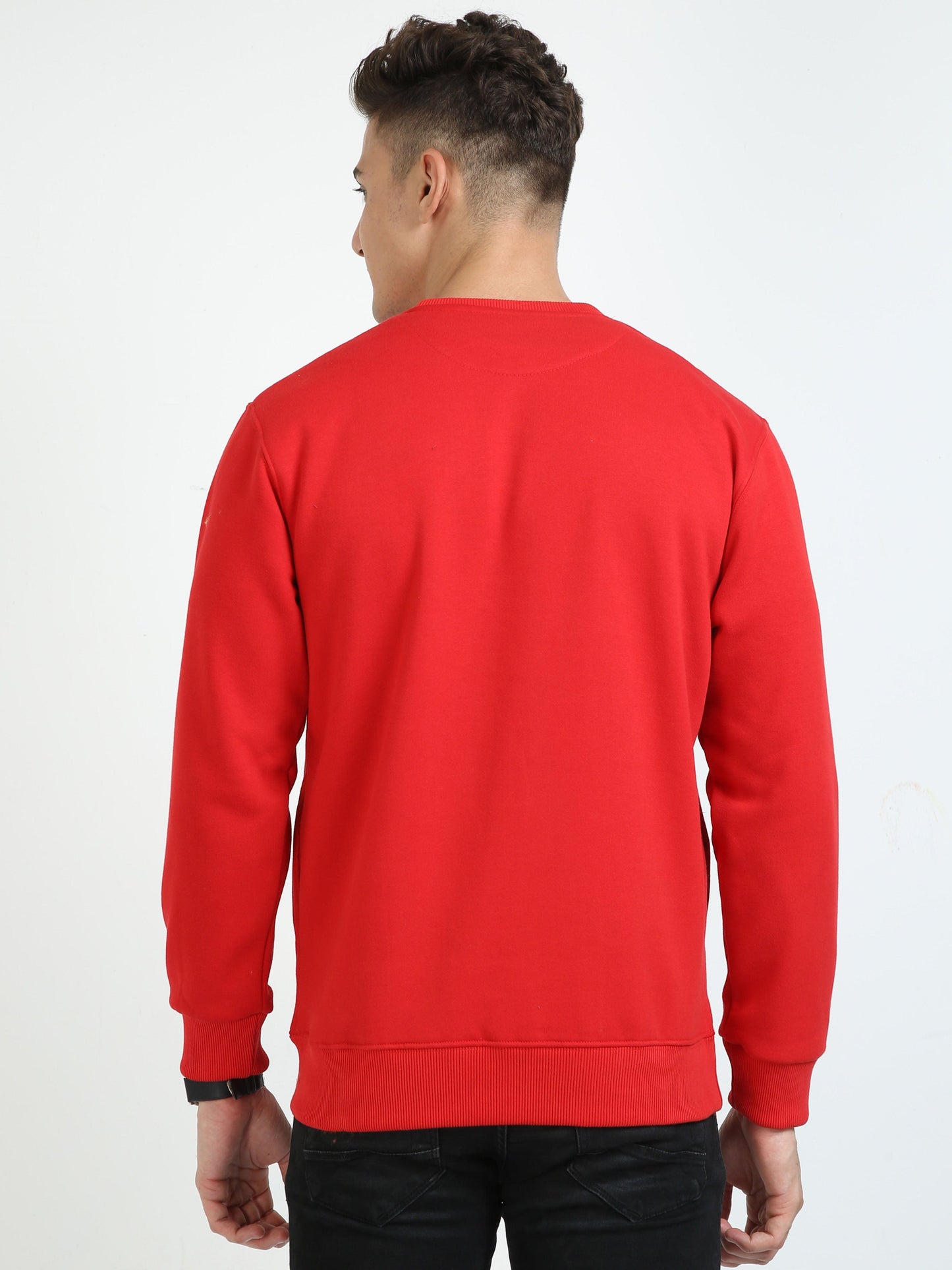 Men Red Sweatshirt