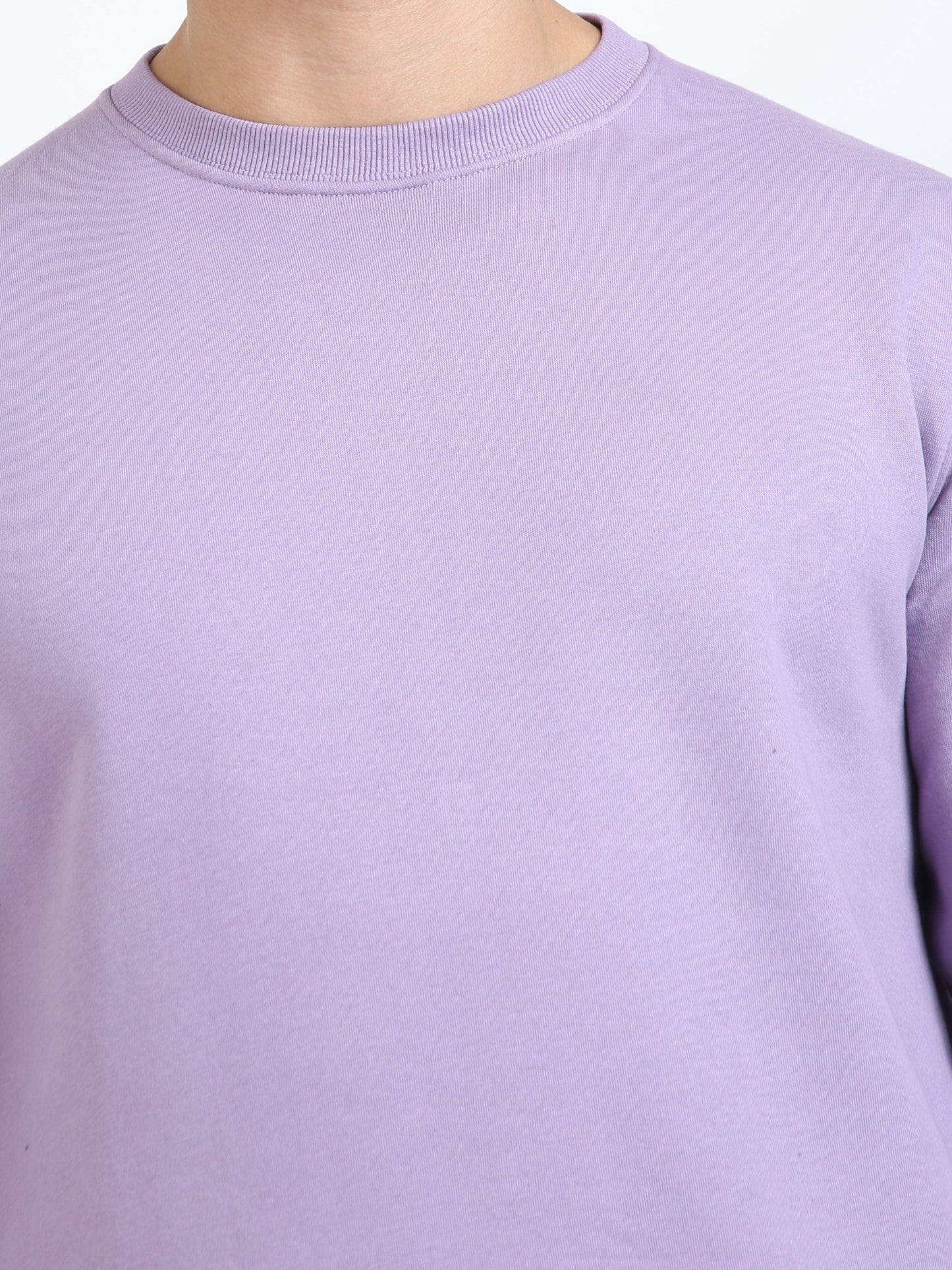 Men Lavender Sweatshirt