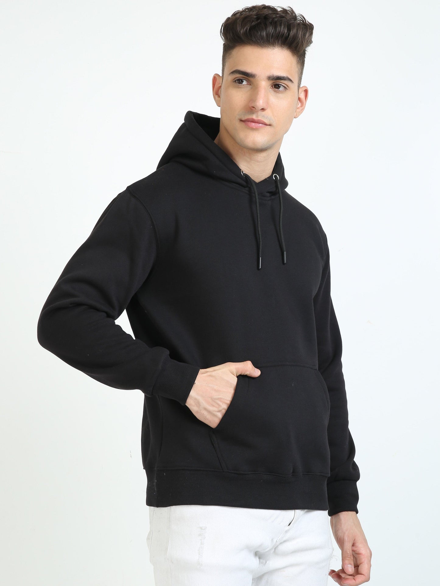 Men Black Hoodie