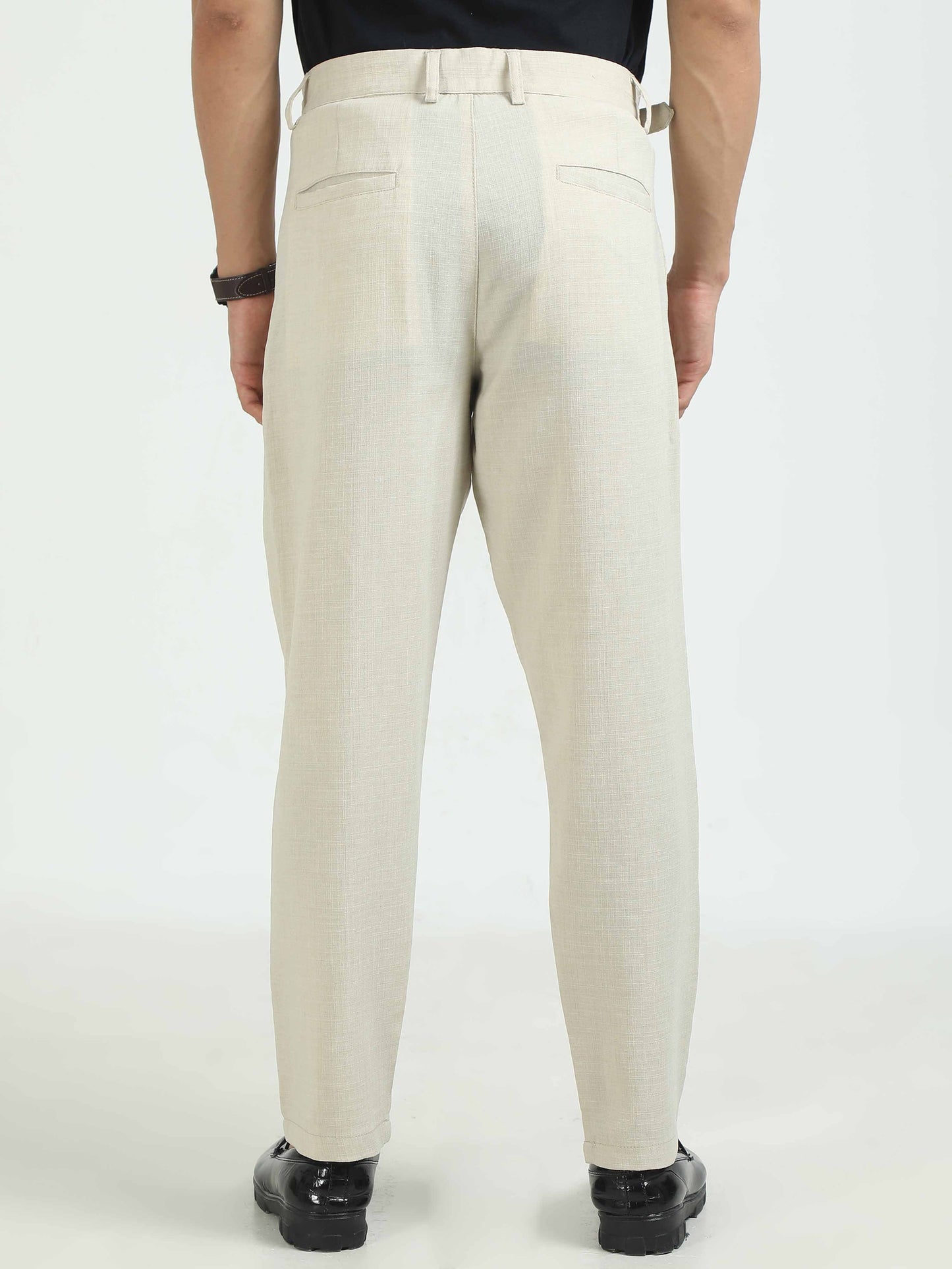 Men Air Linen Summer Pants-Beige