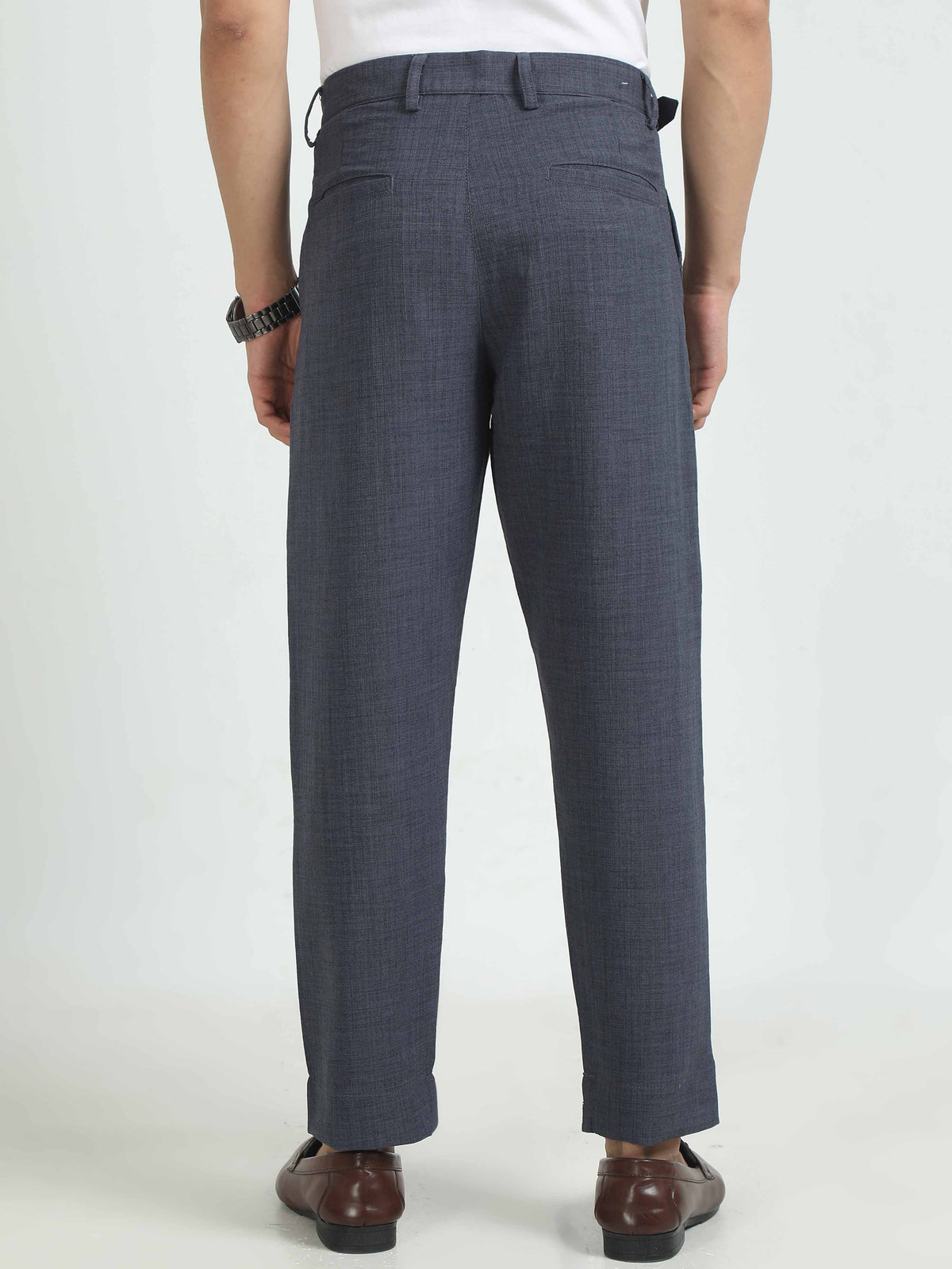Men Air Linen Pants-Dk Grey