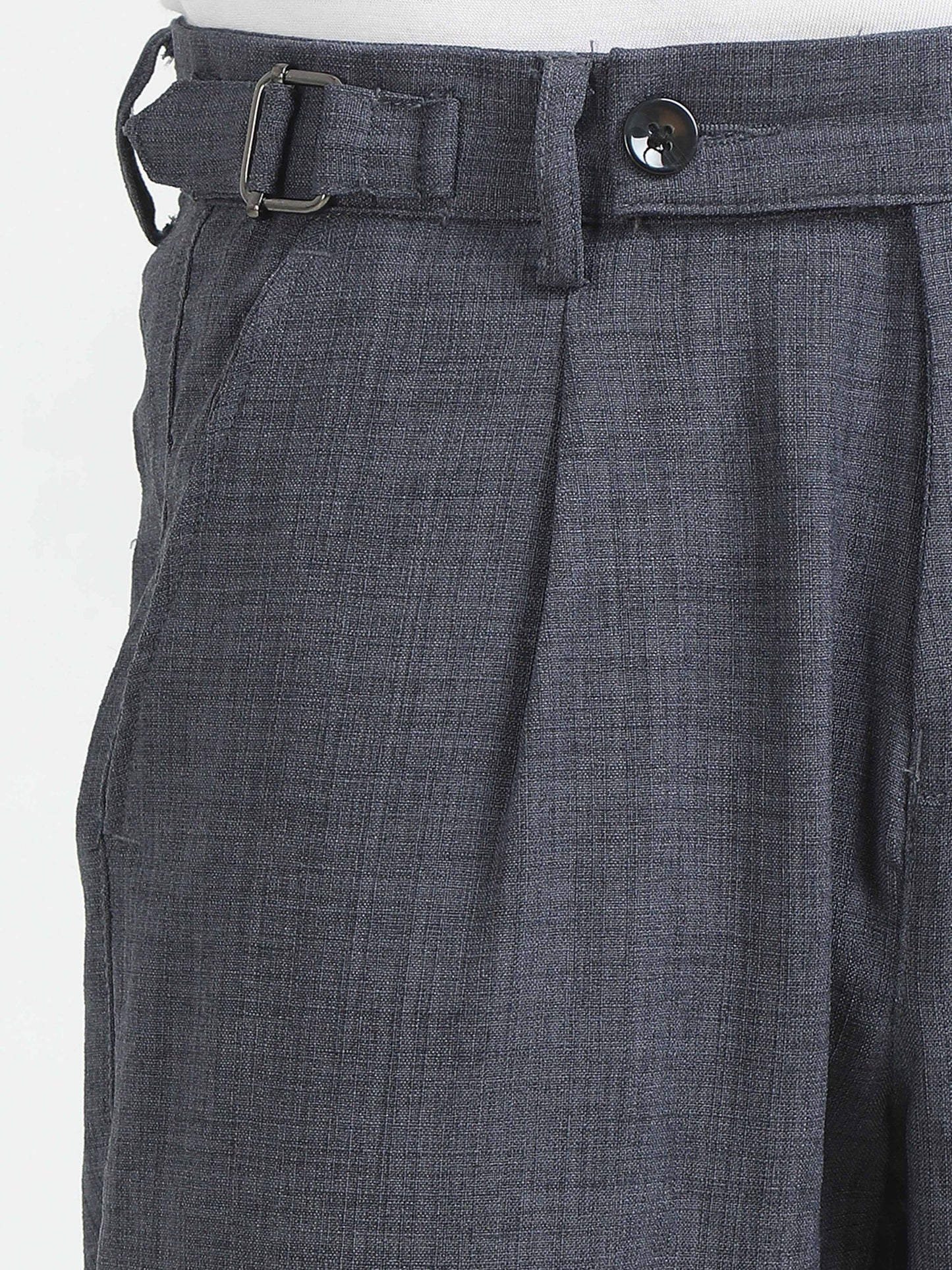 Men Air Linen Pants-Dk Grey