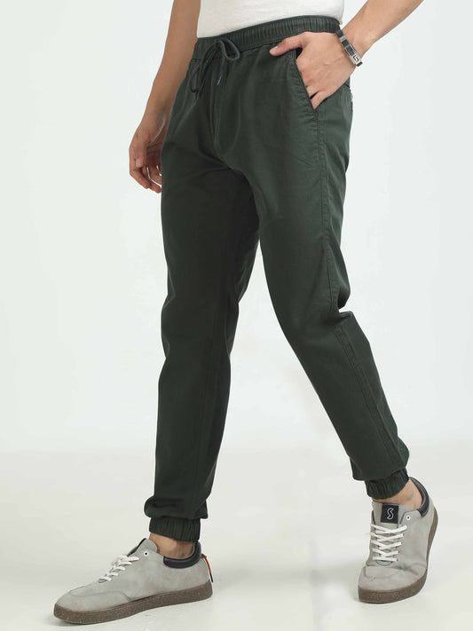 Men Air Joggers-Olive
