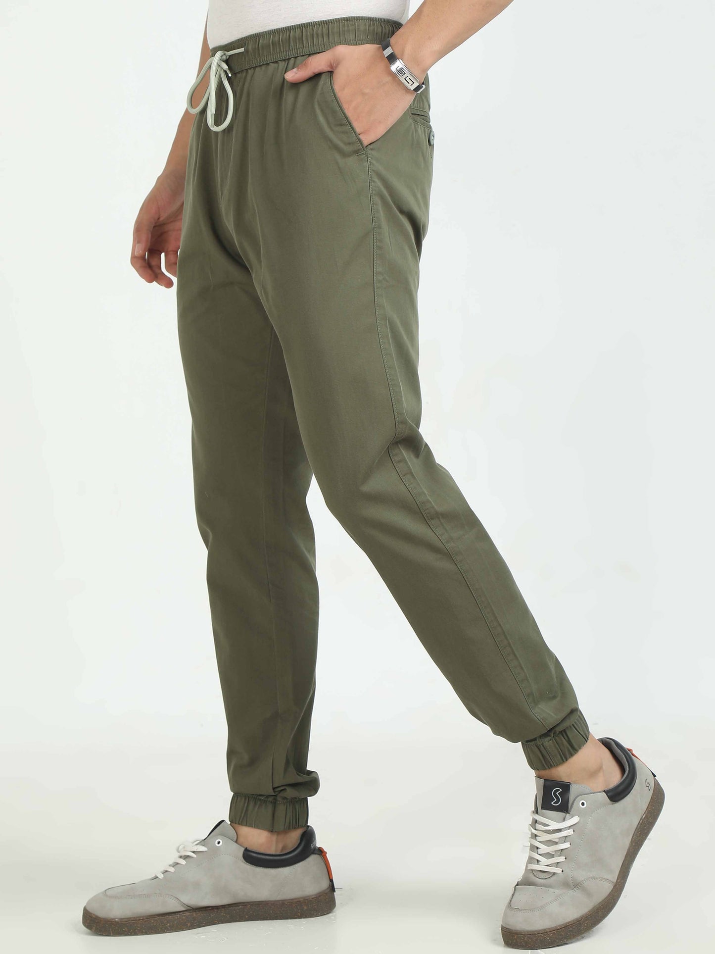 Men Air Joggers-Lt Olive