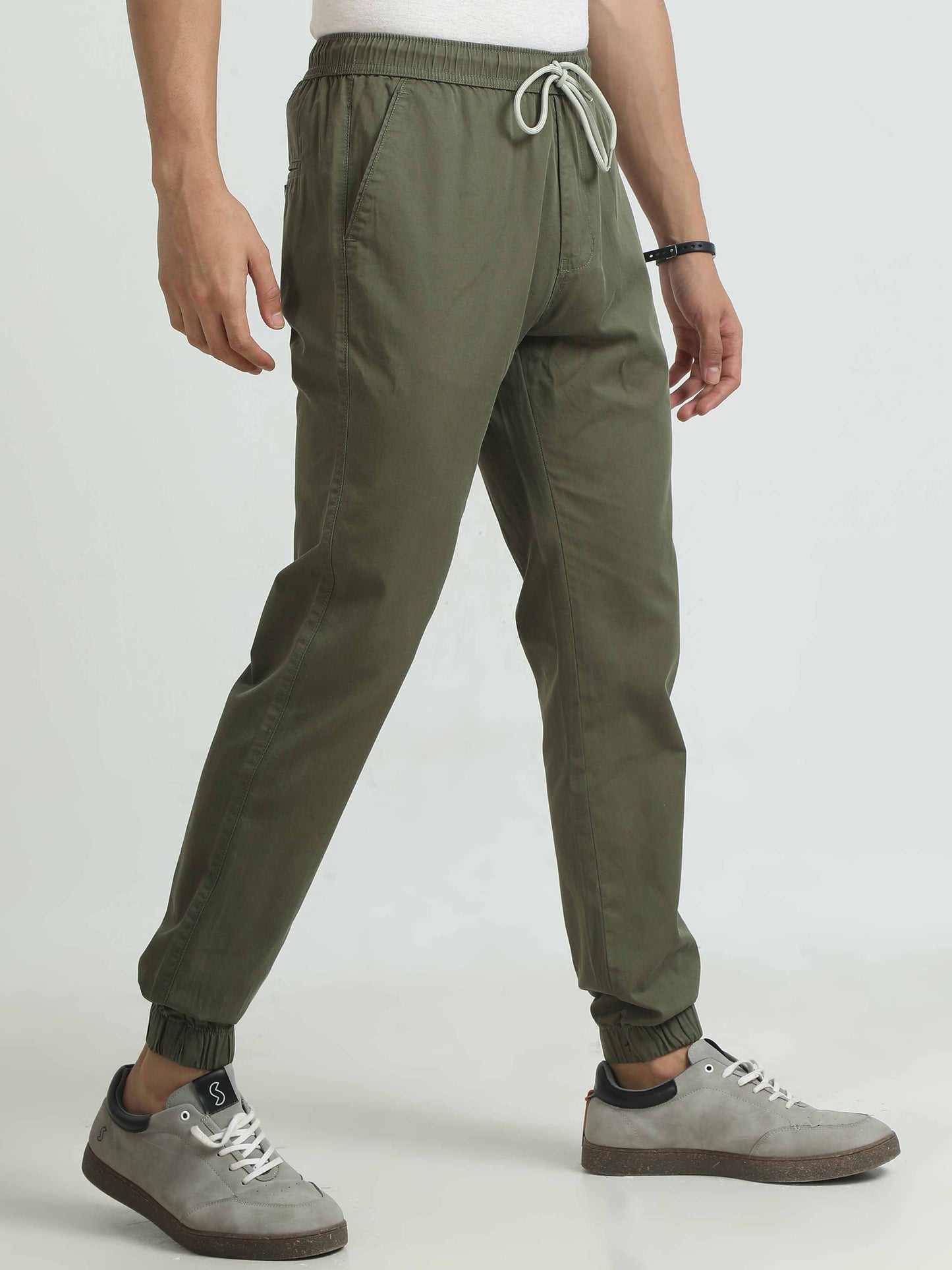 Men Air Joggers-Lt Olive