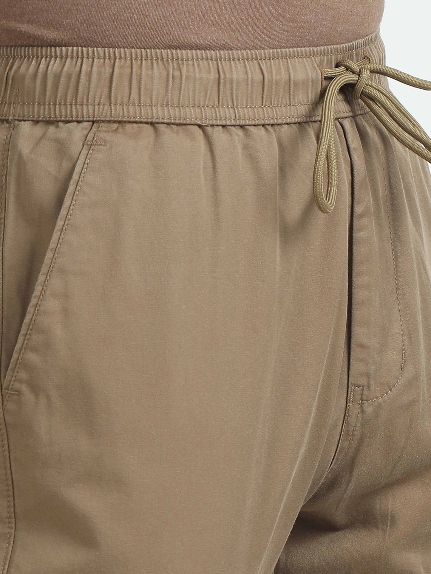 Men Air Joggers-Khakhi