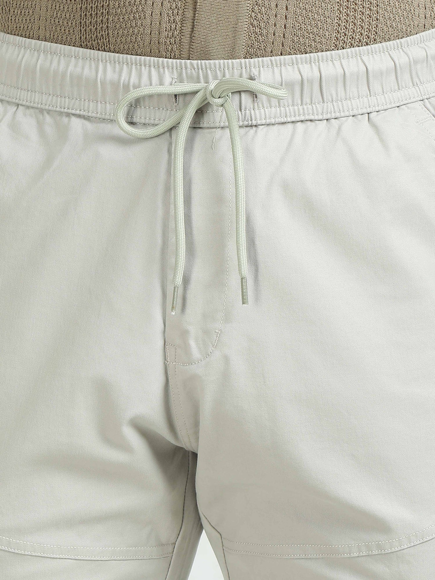 Men Zipper Cargo-Stone