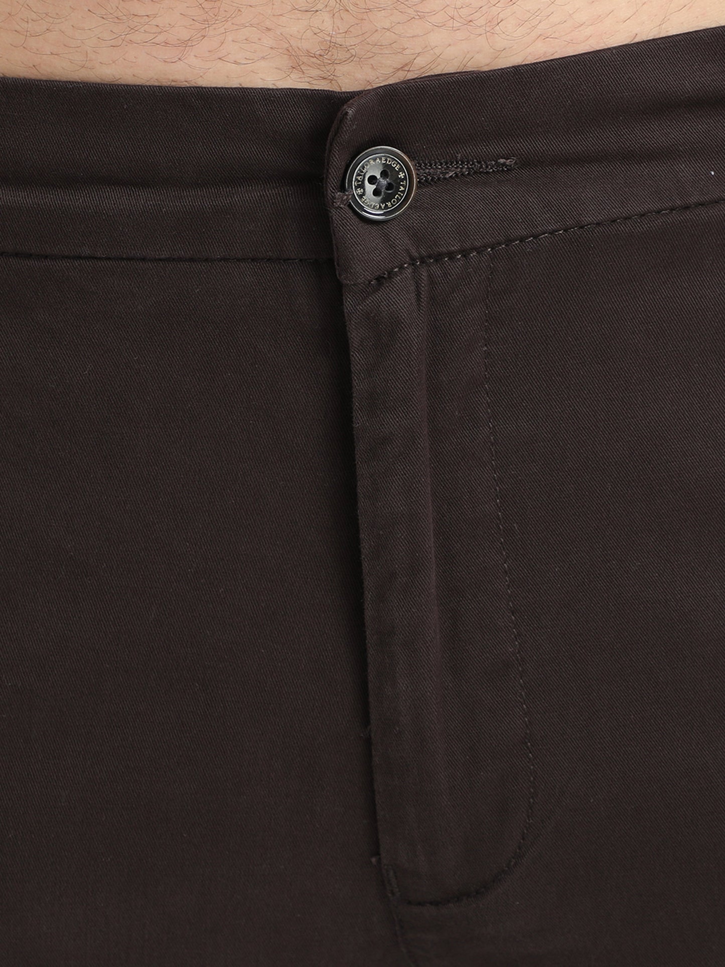Modern Twill Brown Shorts