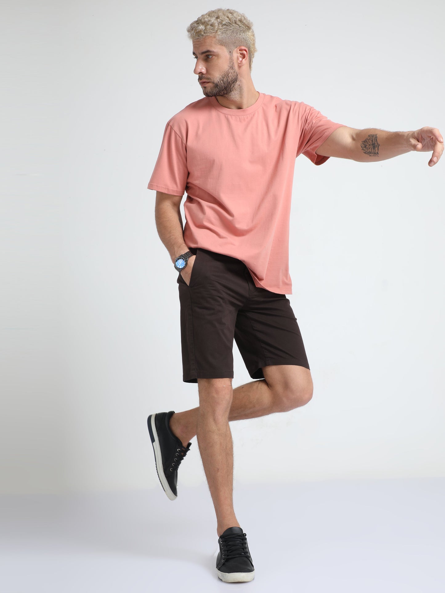 Modern Twill Brown Shorts