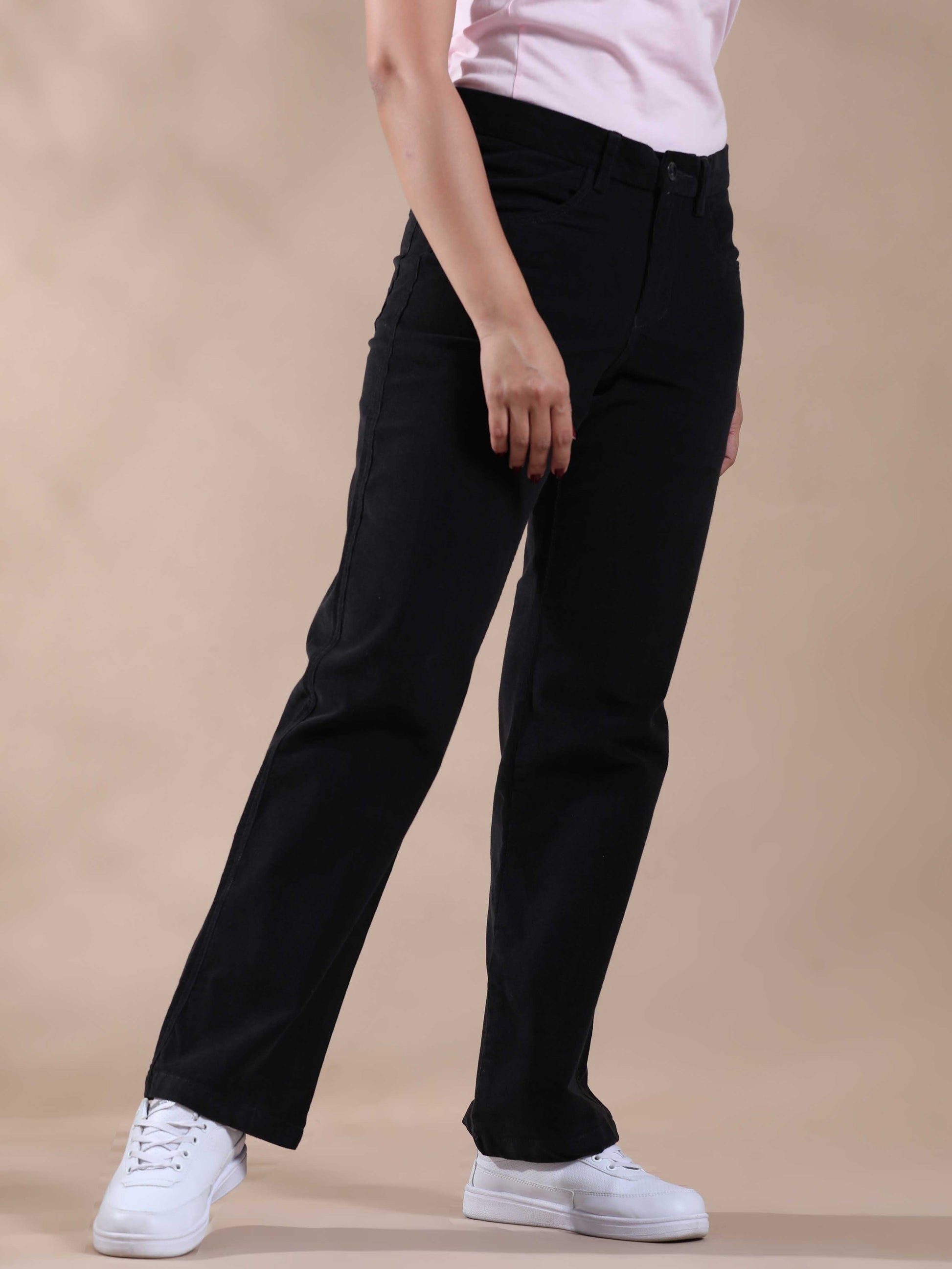 Corduroy Navy Blue Womens Trousers
