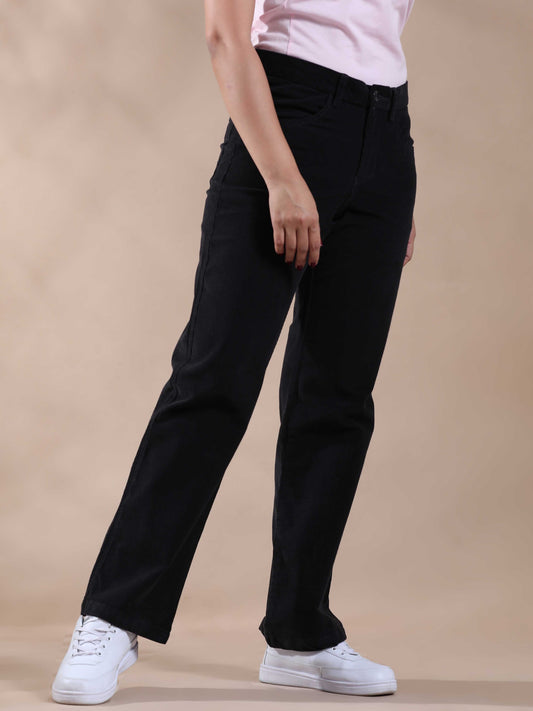 Corduroy Navy Blue Womens Trousers