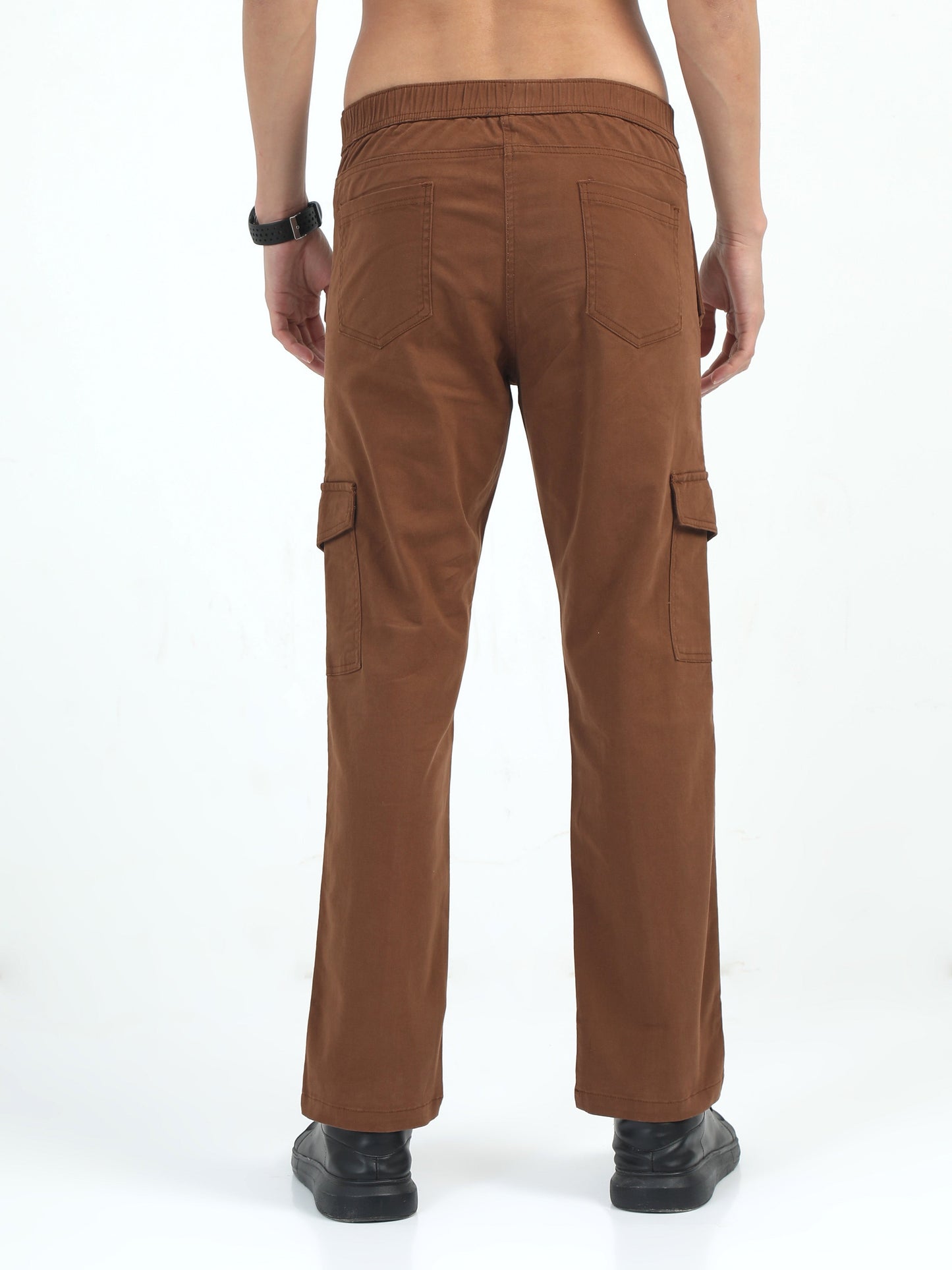 Men Classic Bolsillo Cargo - Rust