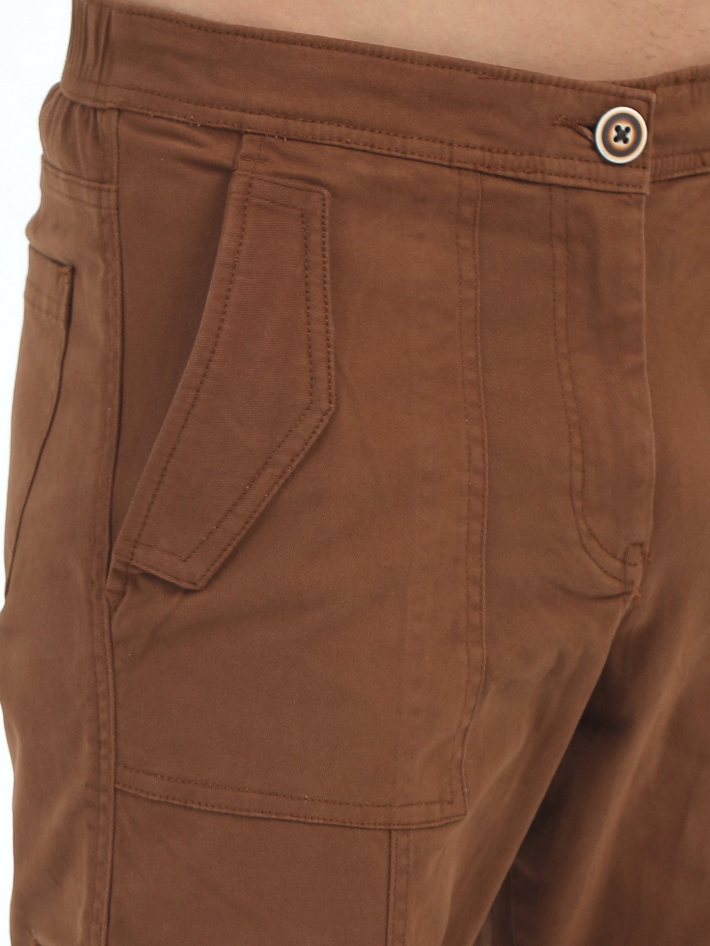 Men Classic Bolsillo Cargo - Rust