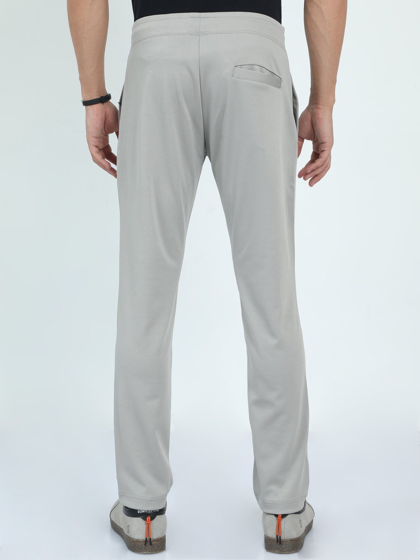 Men Stretchy Peanut Joggers-Stone