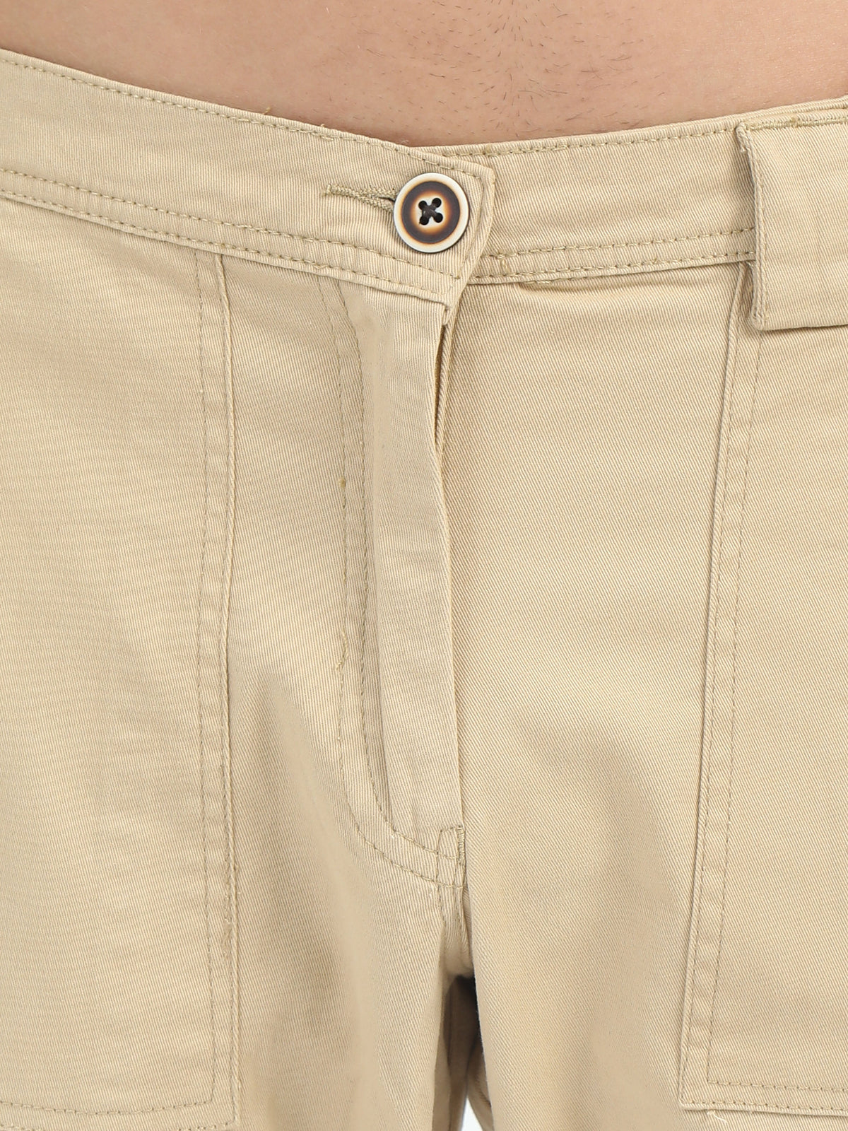 Men Classic Bolsillo Cargo - Khakhi