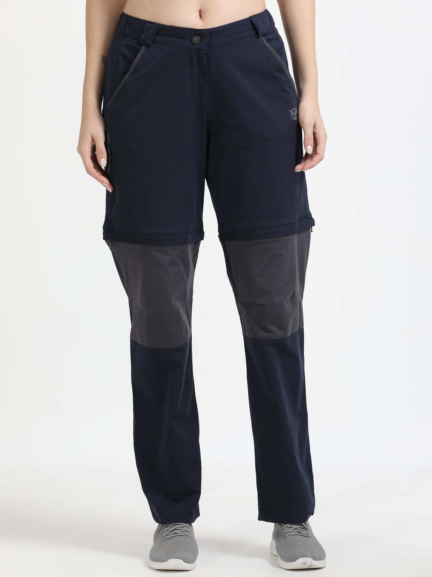 Navy Detachable “Convertible” Camper Pants
for Women