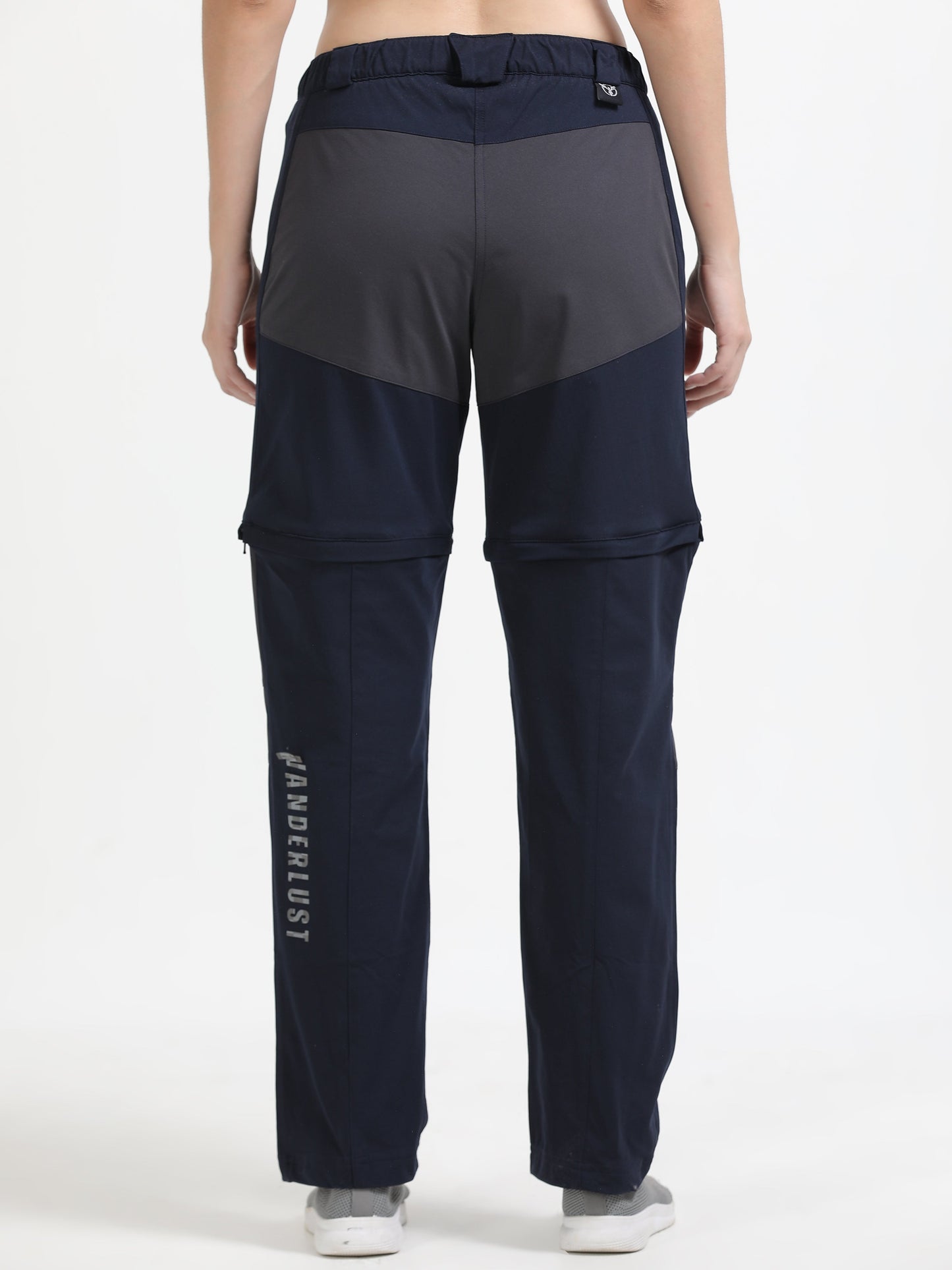 Navy Detachable “Convertible” Camper Pants
for Women