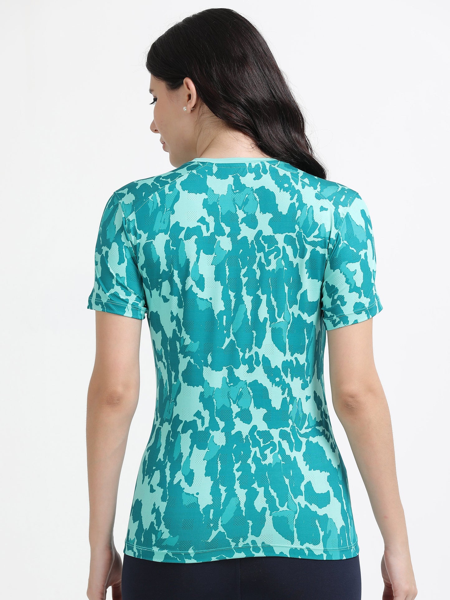 Aqua Essential Active Printed T- Shirt