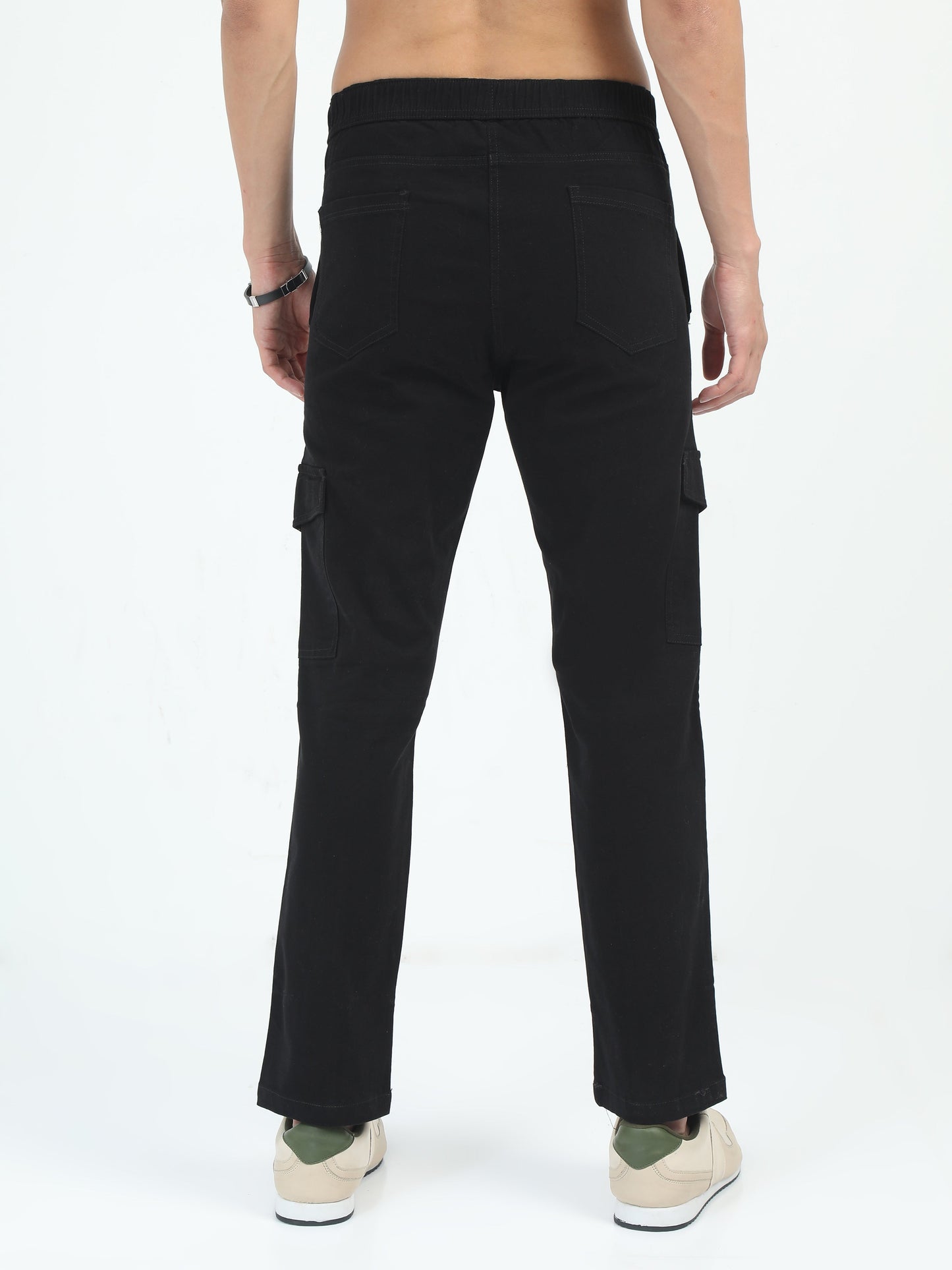 Men Classic Bolsillo Cargo - Black