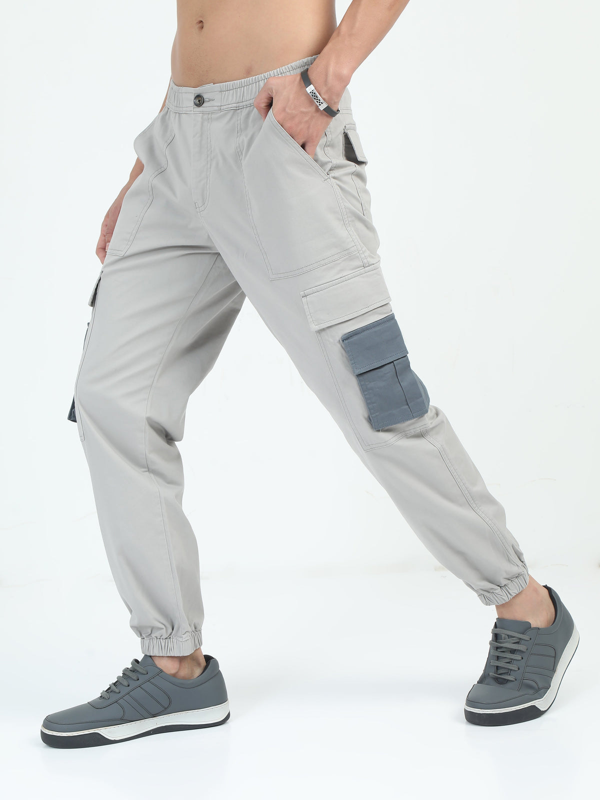Men Classic Jogger-Stone