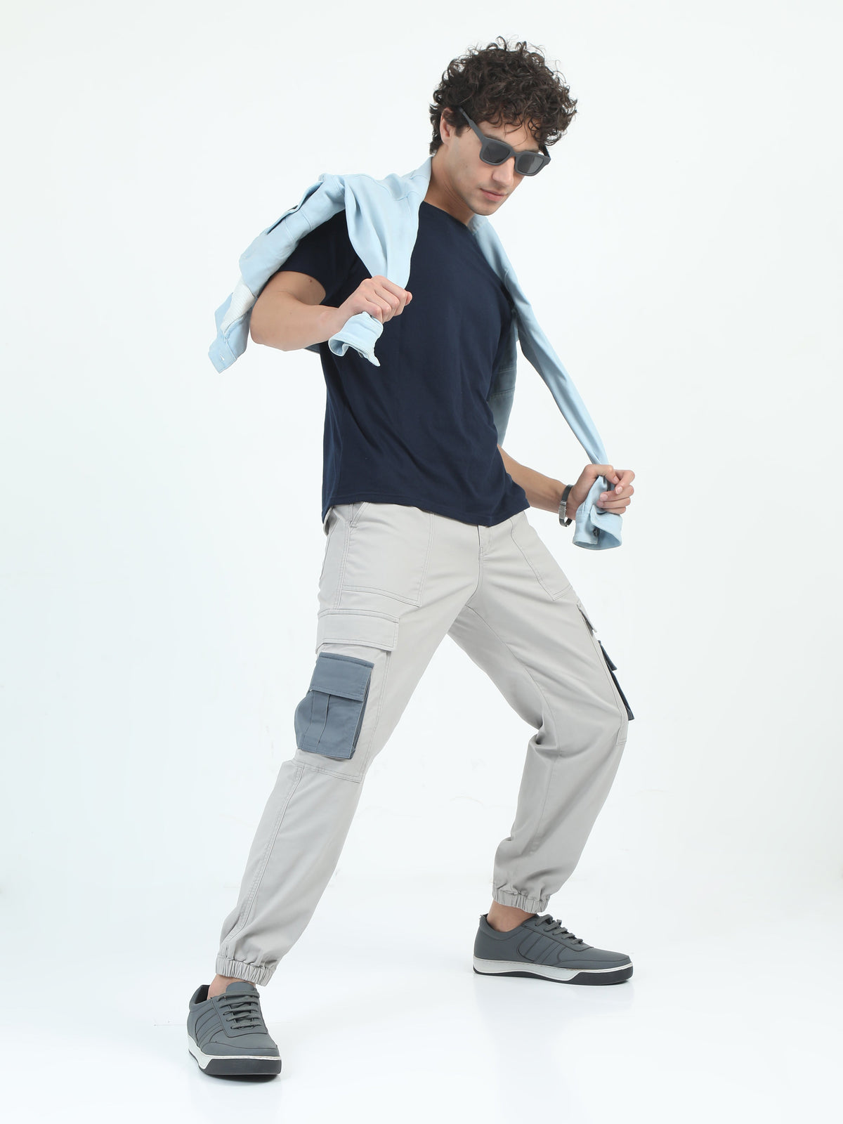 Men Classic Jogger-Stone