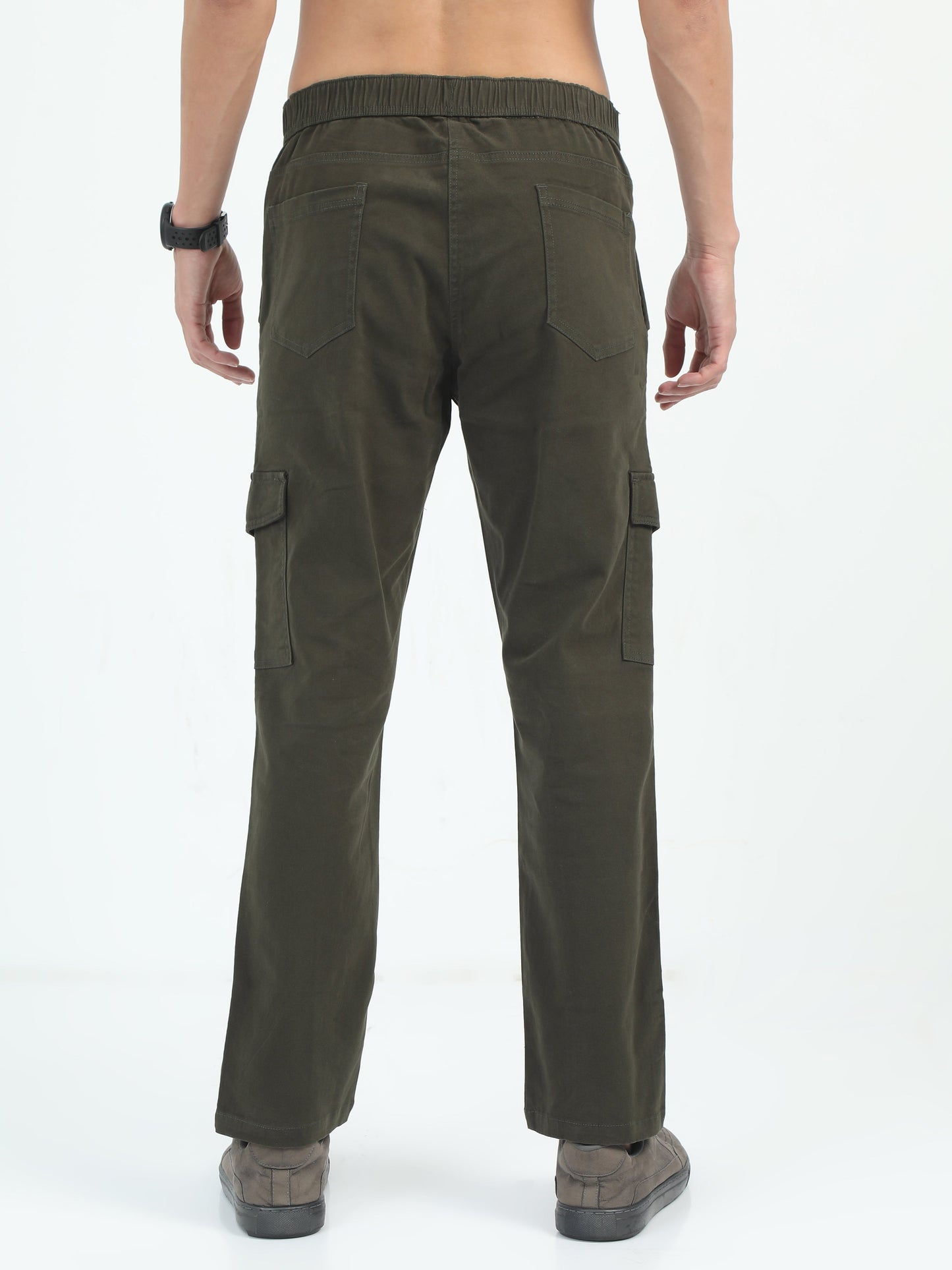 Men Classic Bolsillo Cargo - Olive