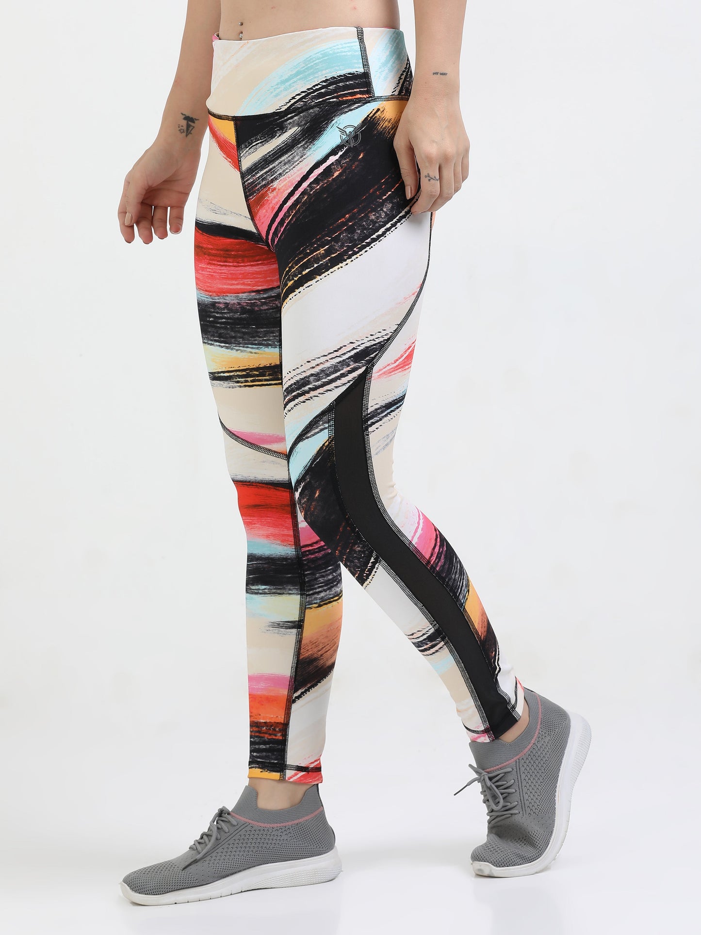 VerveFlex: Smashy Stroke printed legging - Ankle Length Tight / Legging