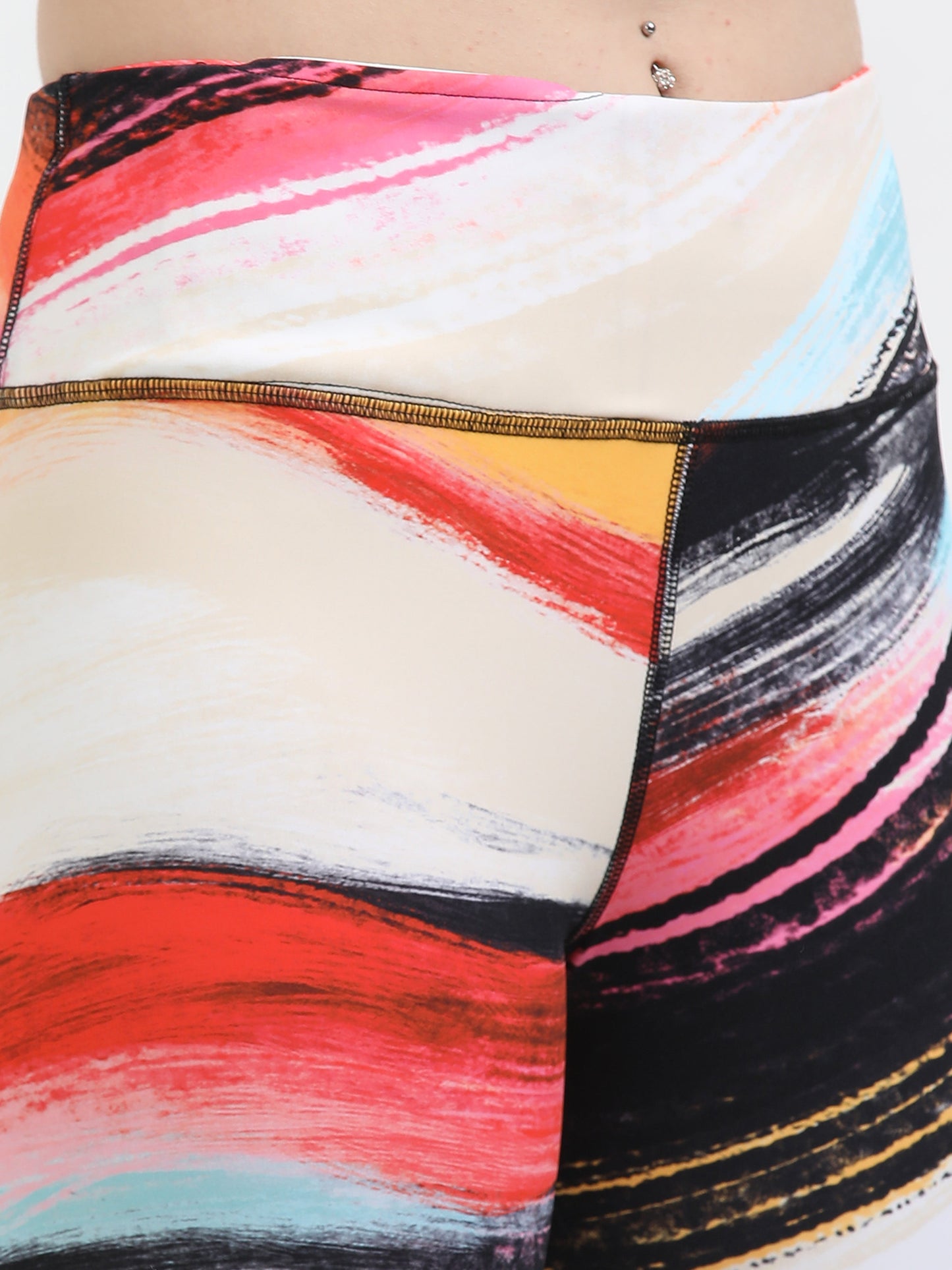 VerveFlex: Smashy Stroke printed legging - Ankle Length Tight / Legging