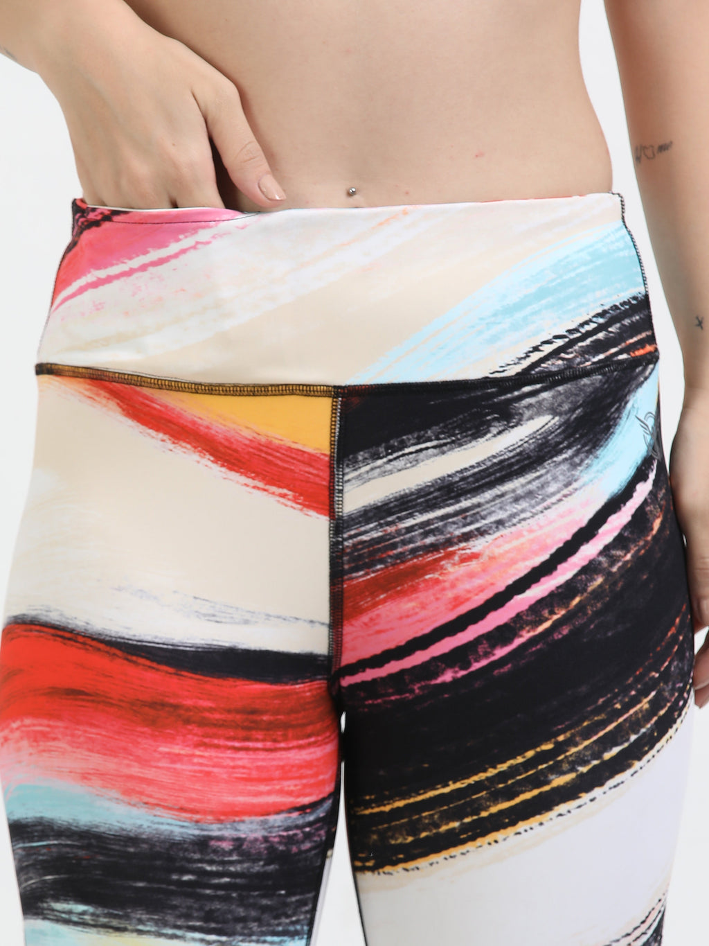 VerveFlex: Smashy Stroke printed legging - Ankle Length Tight / Legging