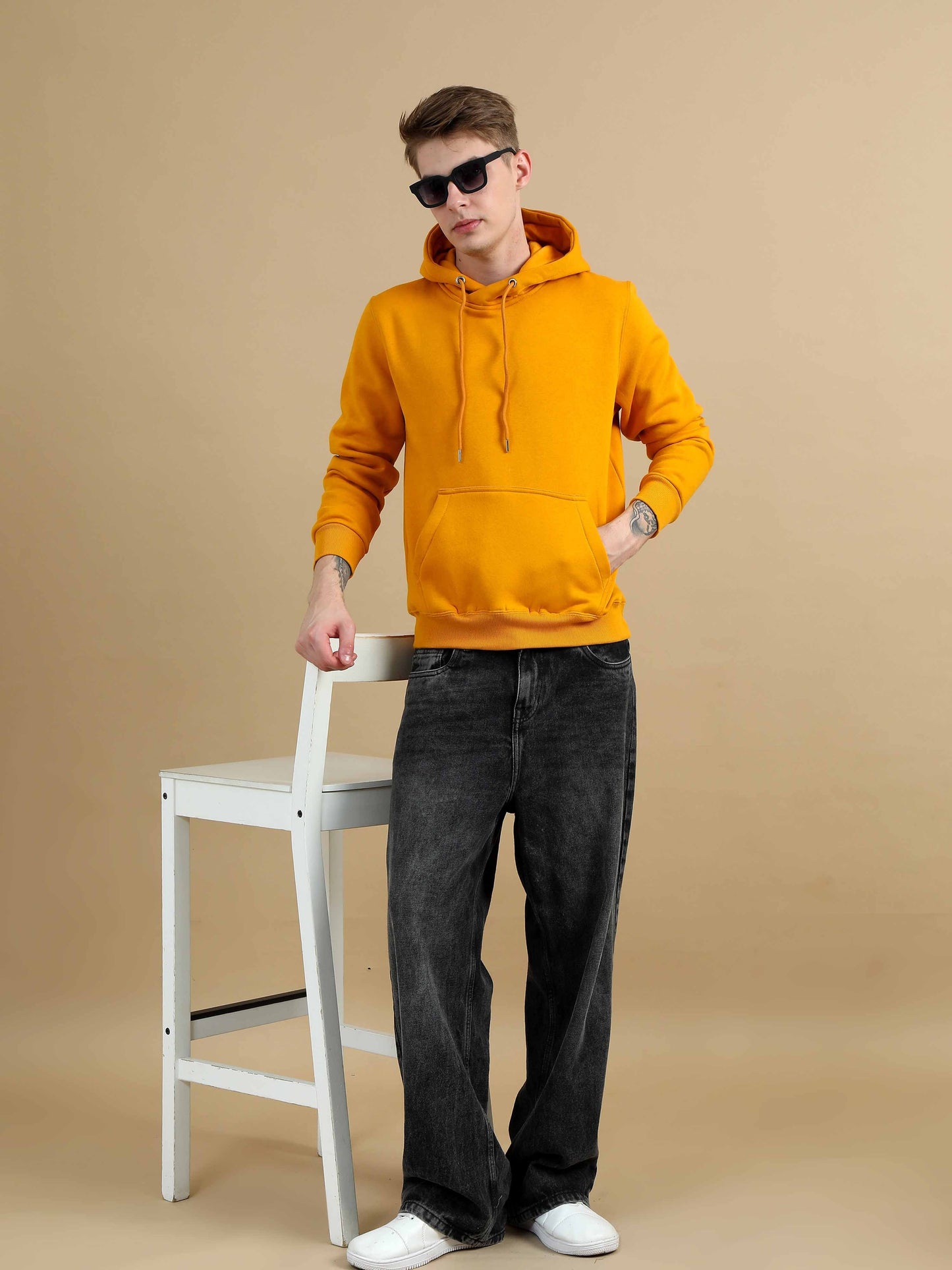 CozyPeak Mustard Hoodie