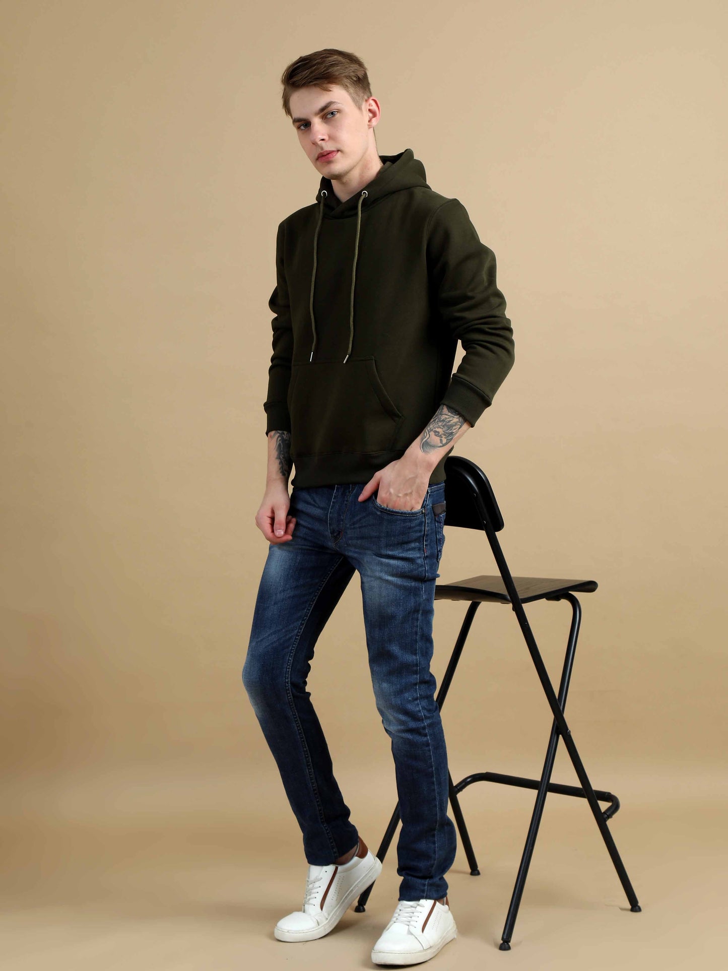 CozyPeak Olive Hoodie