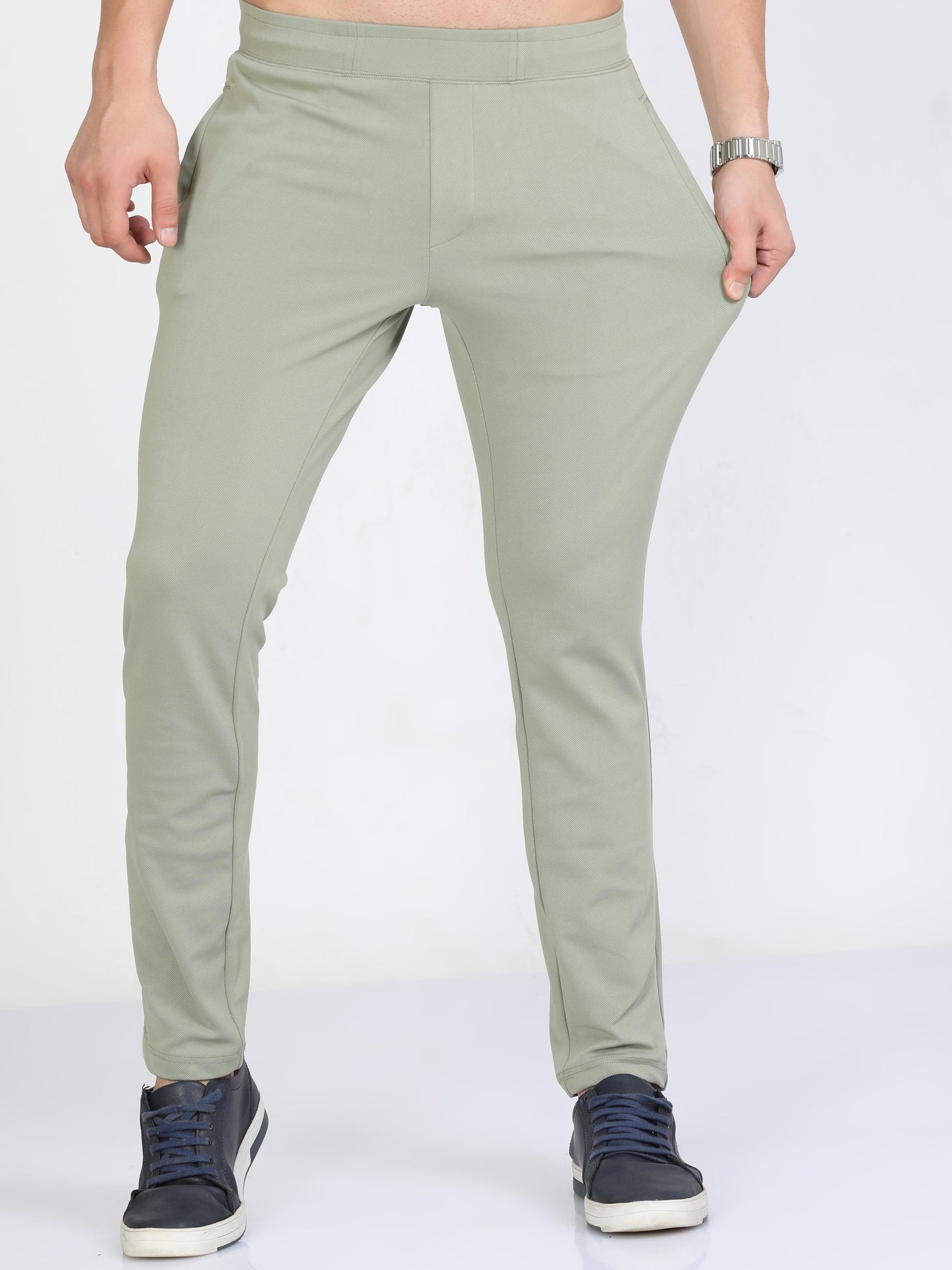Men Fern Stretchy Peanut Joggers