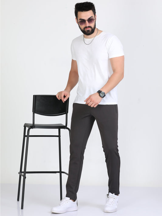 Men Olive Stretchy Peanut Joggers