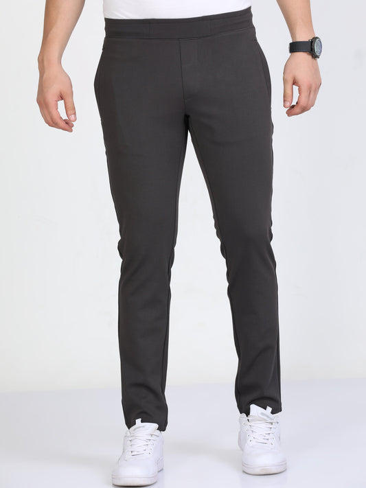Men Olive Stretchy Peanut Joggers