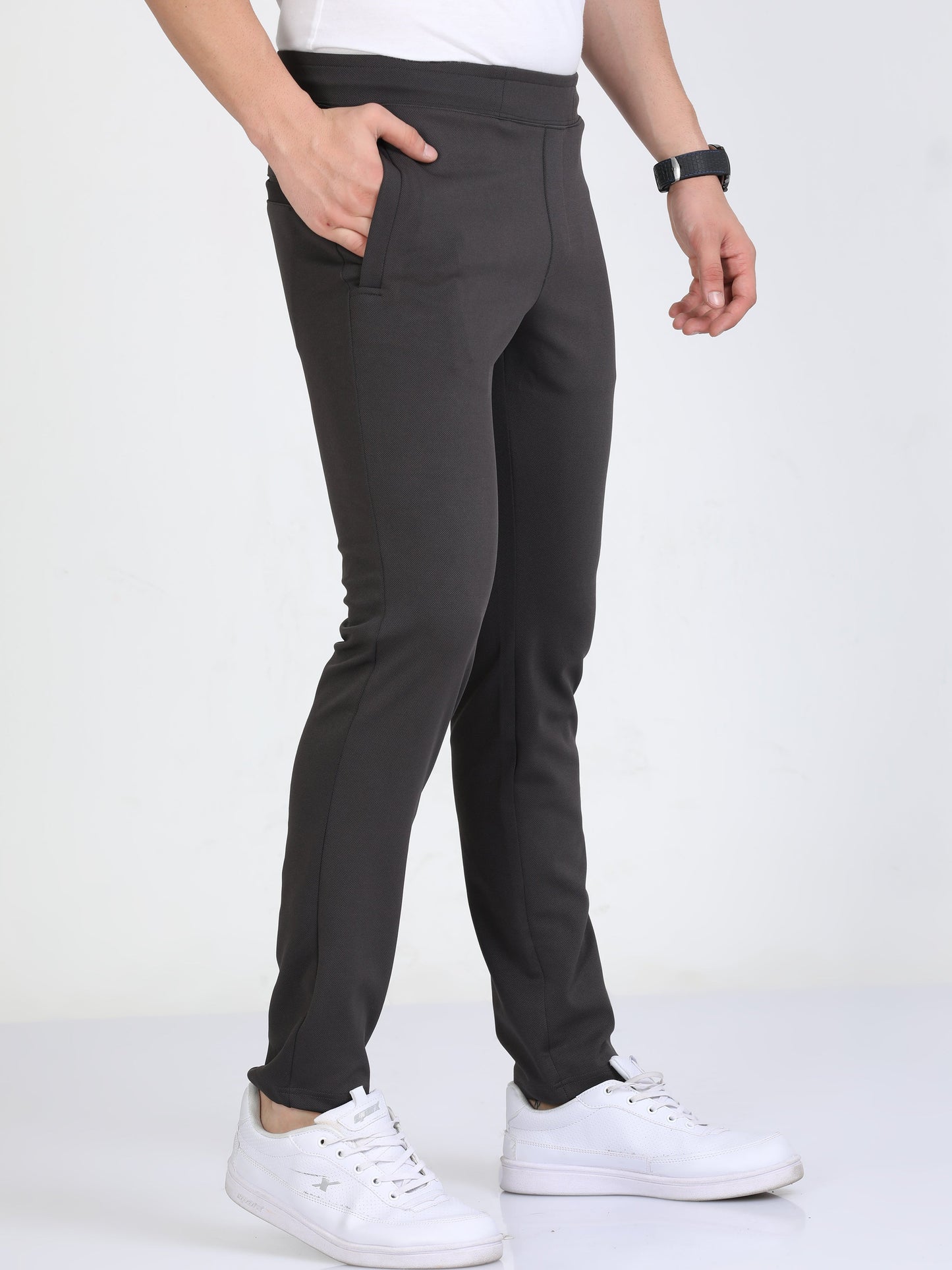 Men Olive Stretchy Peanut Joggers