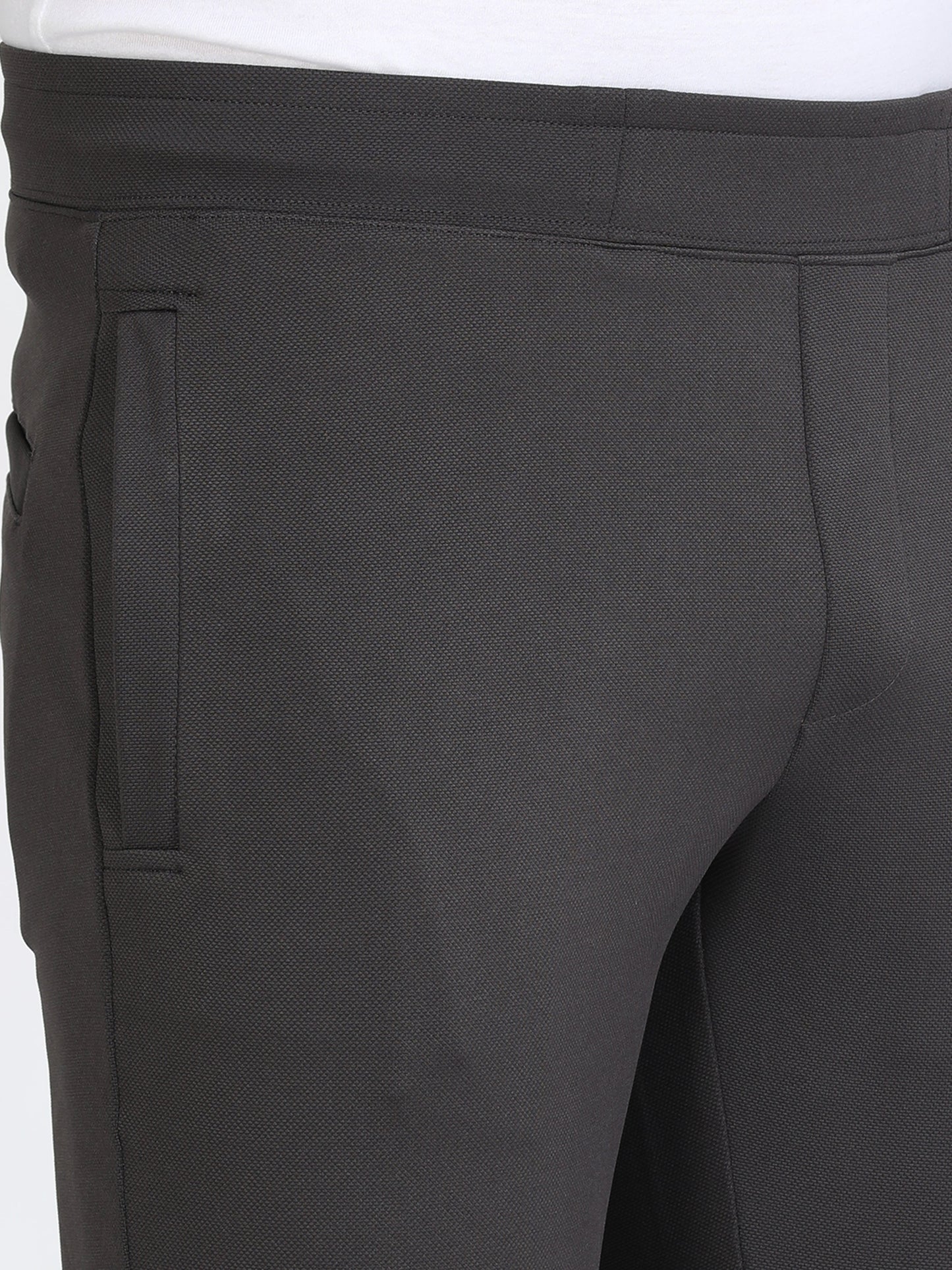 Men Olive Stretchy Peanut Joggers