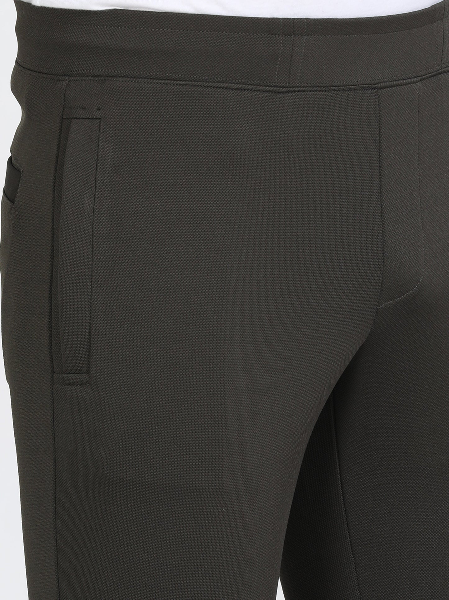 Men Slate Stretchy Peanut Joggers