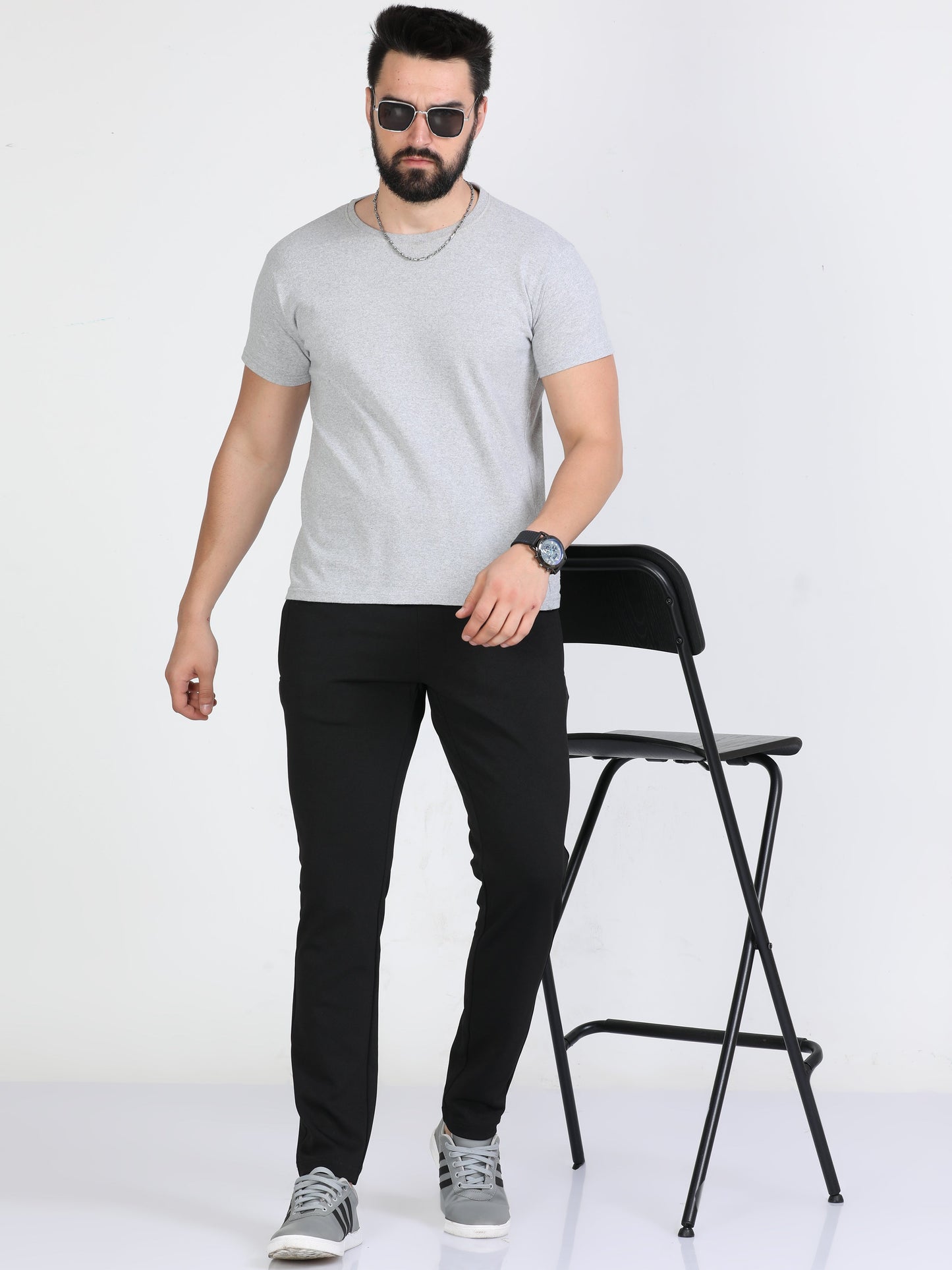 Men Midnight Stretchy Peanut Joggers