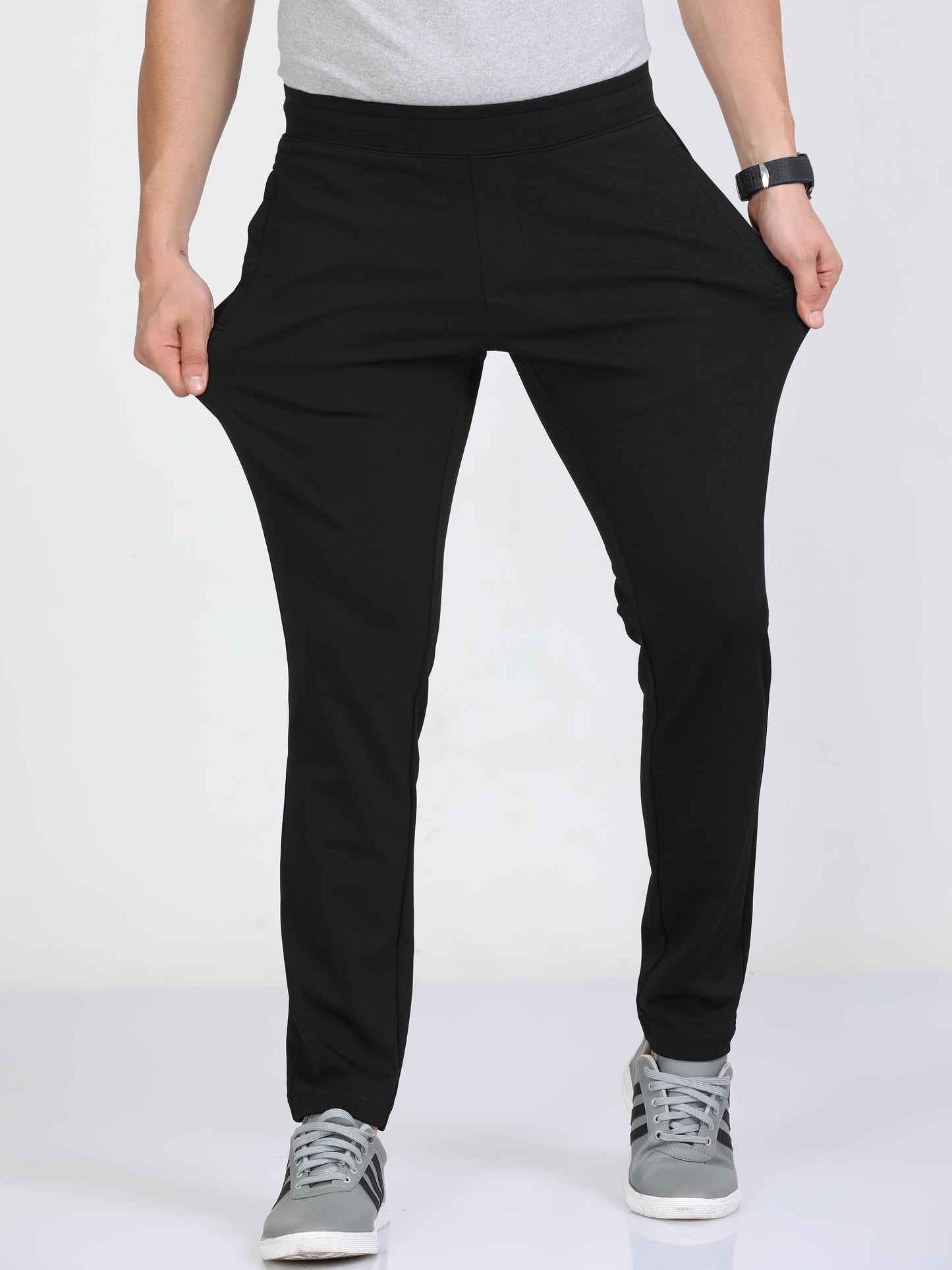 Men Midnight Stretchy Peanut Joggers