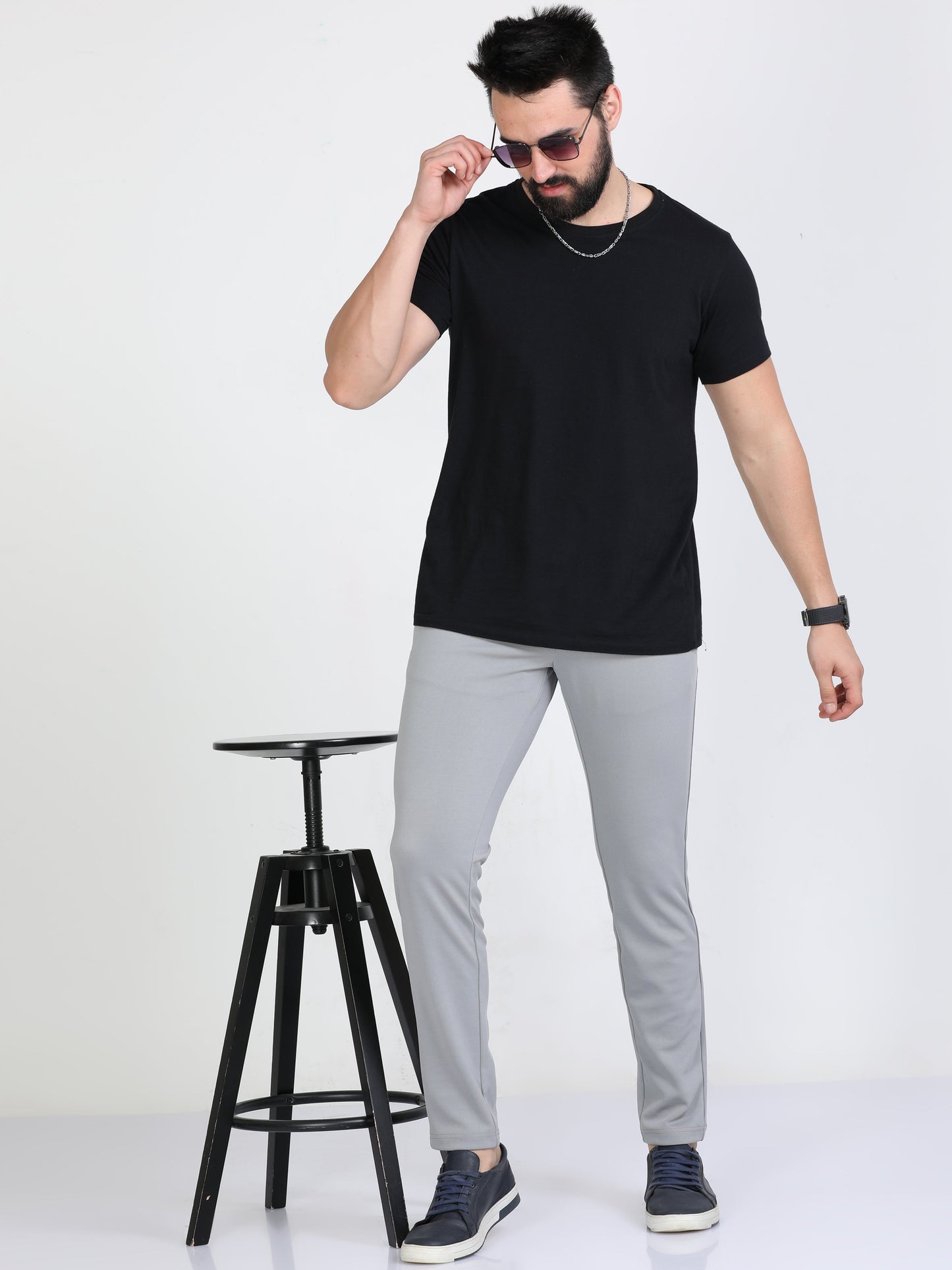 Men Steel Stretchy Peanut Joggers