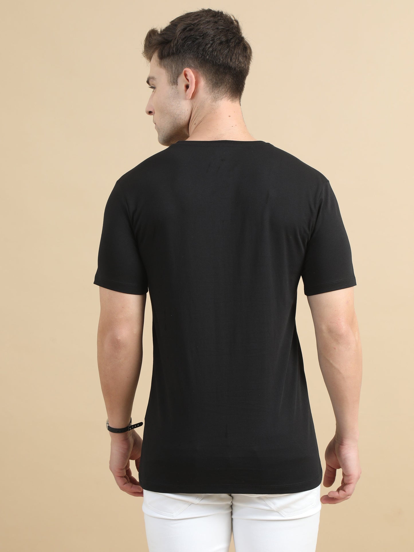 If Others Can Why Can't You Men Printed T-Shirt- Black