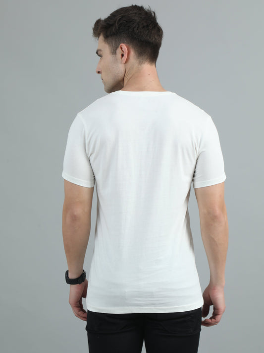 Success Printed T-Shirt- White