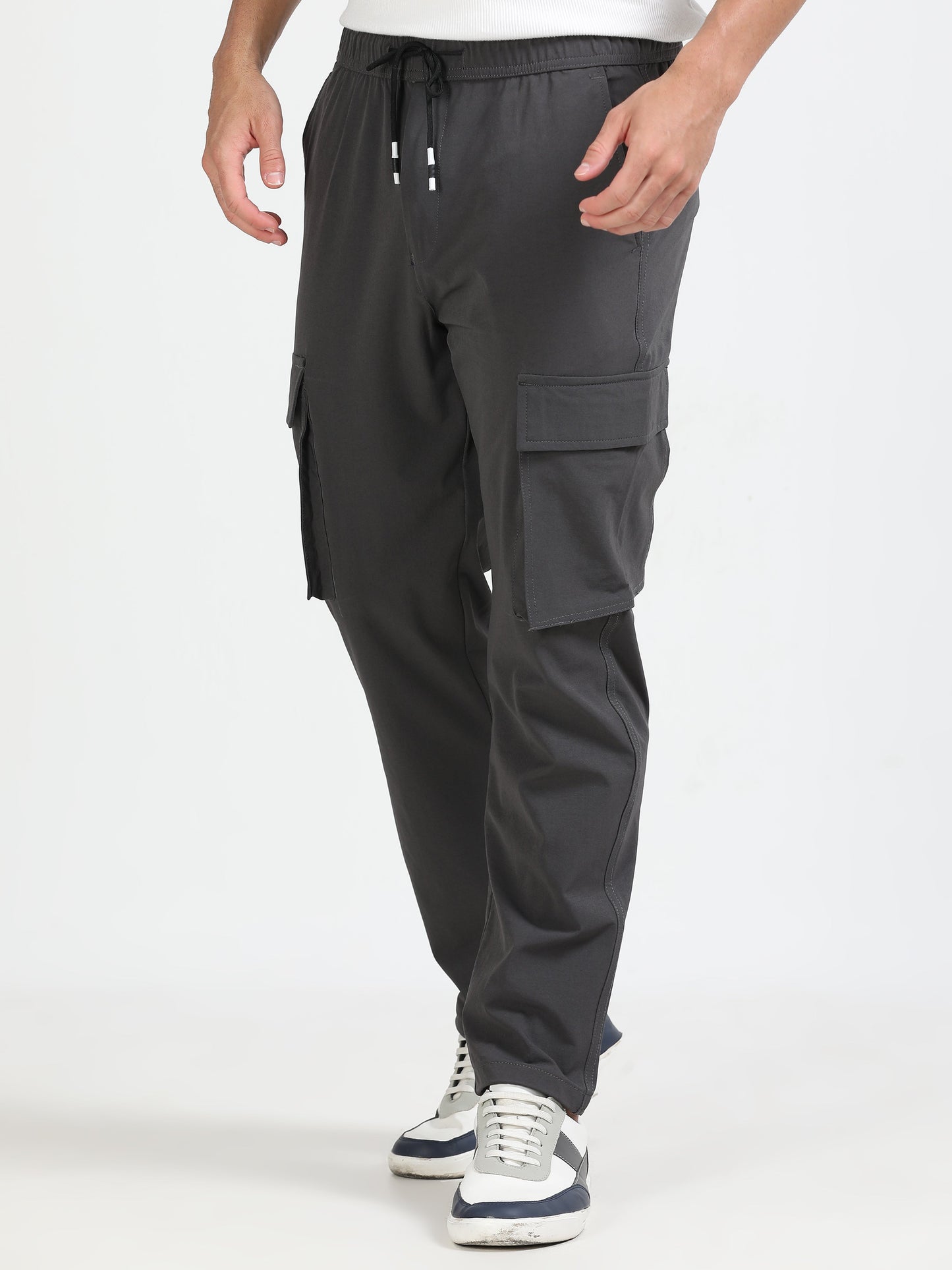 Men Parachute Cargo-Dk Grey