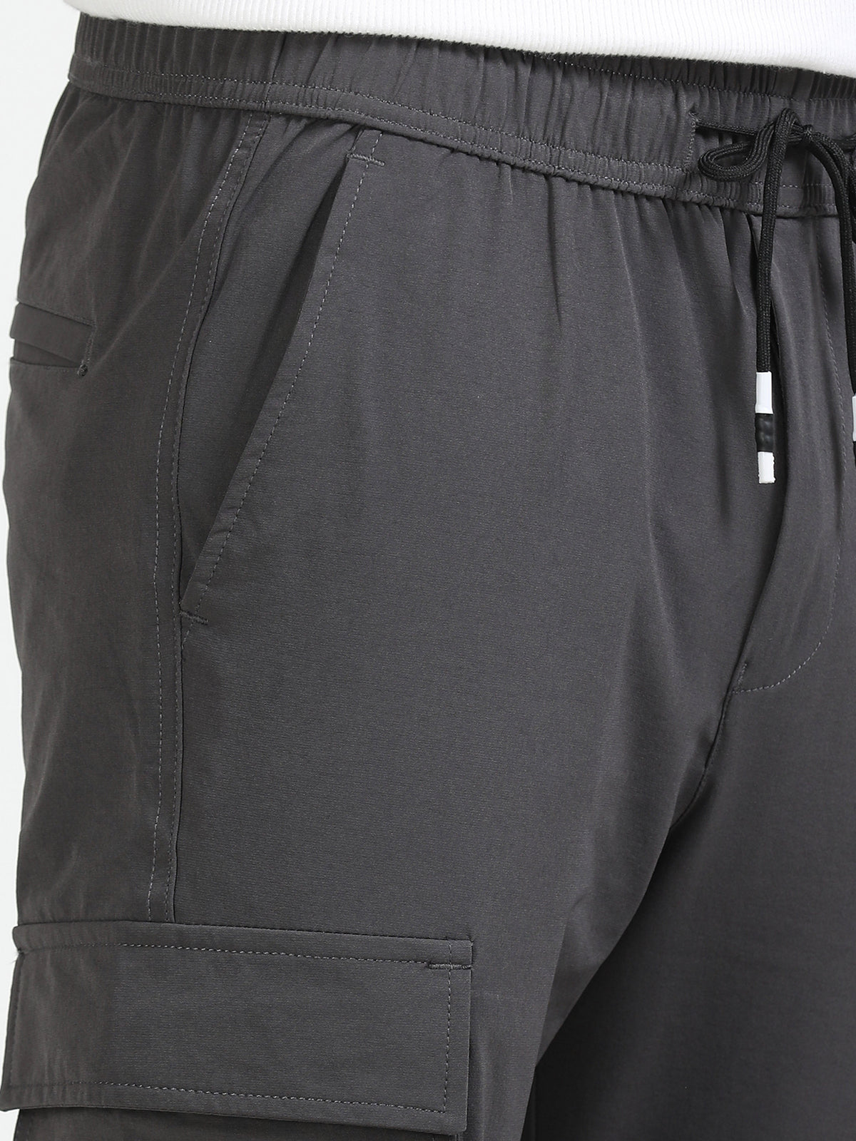 Men Parachute Cargo-Dk Grey
